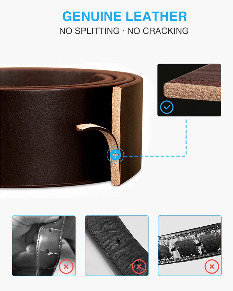 CHAOREN Women's Genuine Leather Belts for Jeans - 1.3