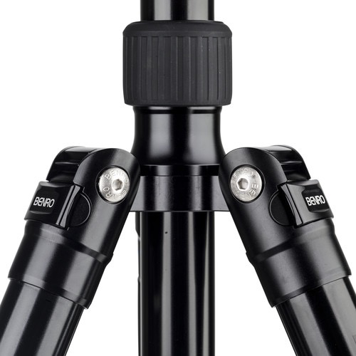 Benro A3883 Travel Angel Aero Video Tripod Kit with Levelling Column & S6PRO Head - Lightweight Aluminum Tripod for Travel Photography, Vlogging & Outdoor Shooting