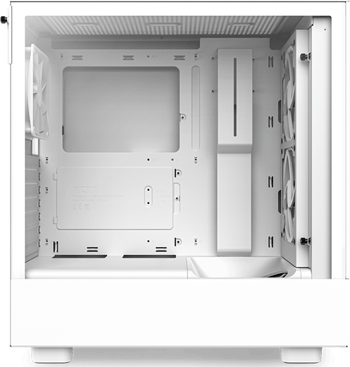 G6 H5 Flow Chassis (White) - High Performance PC Case for Gaming & Streaming | Perfect for Esports & Content Creation