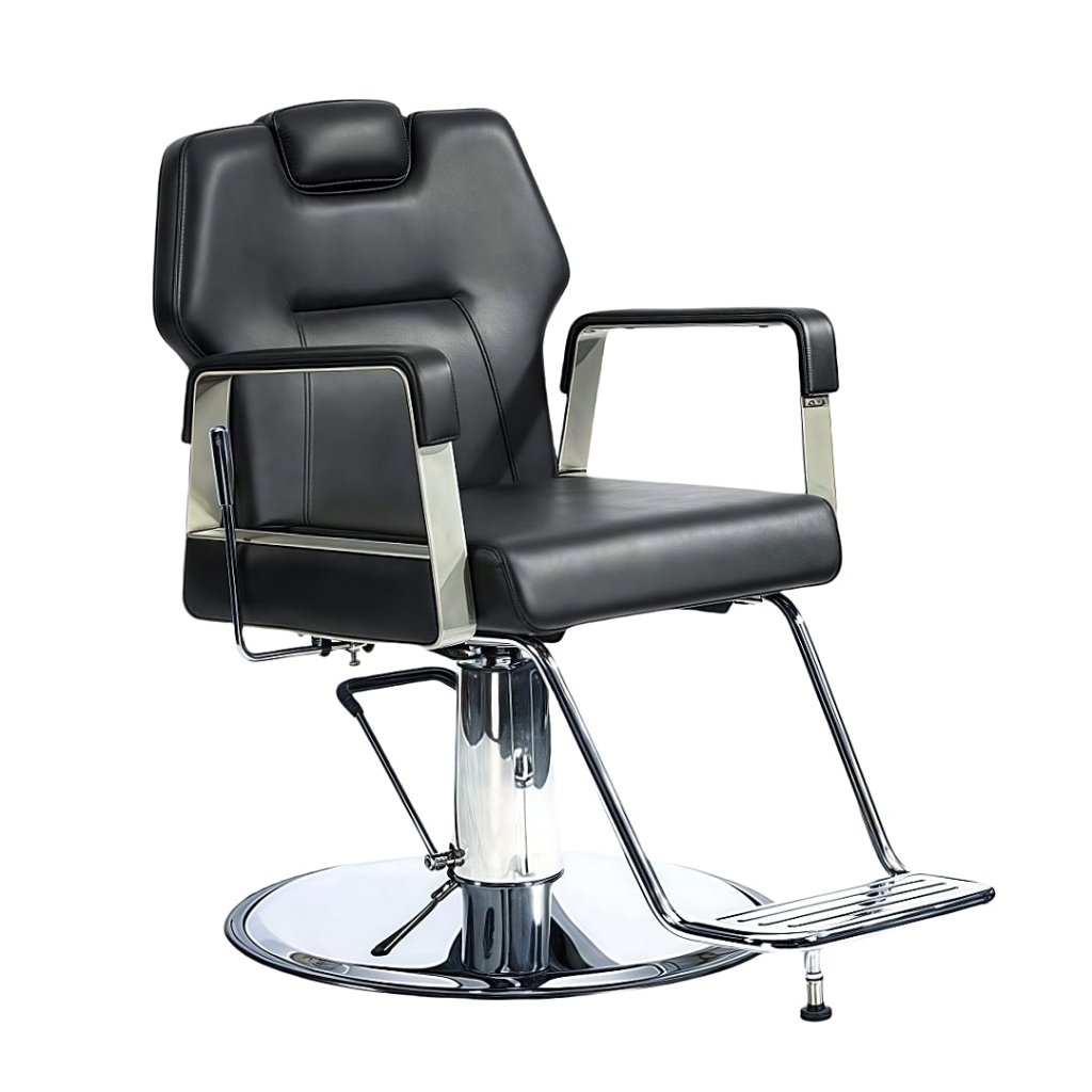 Elegant Modern Recline Salon Barber Chair BC 751 - Adjustable Professional Hairdressing Styling Chair for Home & Commercial Use - Perfect for Salons, Barbershops, and Personal Grooming Spaces
