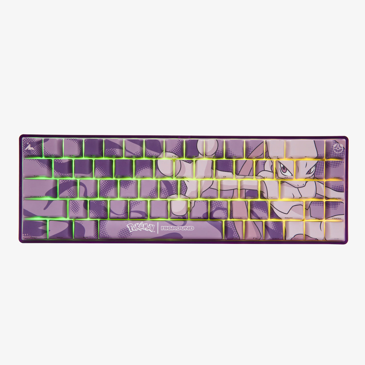 Pokémon + HG Basecamp 65HE Mechanical Keyboard - Mewtwo Edition | Wireless Gaming Keyboard for PC & Mac | Perfect for Competitive Gaming & Typing