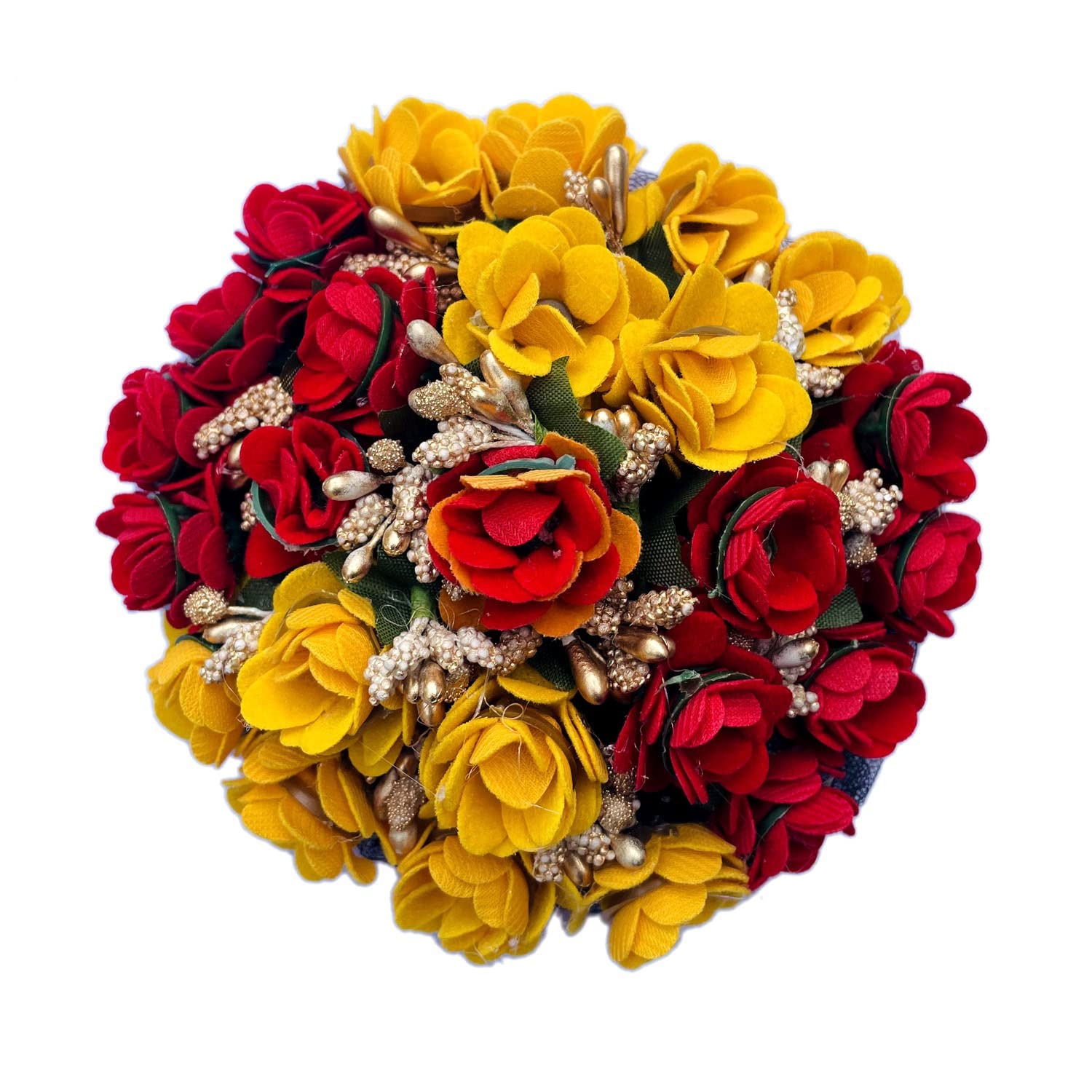 VinshBond Floral Hair Clips for Women & Girls - 3 Pack Multicolor Side Combs Hair Accessories - Perfect for Weddings, Parties & Everyday Styling
