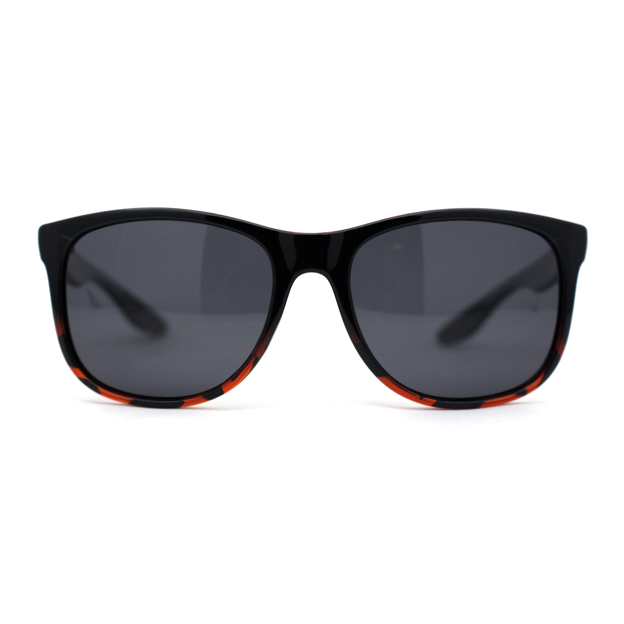 Polarized Classic Horn Rim Plastic Sunglasses for Men - UV Protection, Retro Style, Lightweight & Comfortable - Perfect for Driving, Outdoor Activities & Fashion Accessories