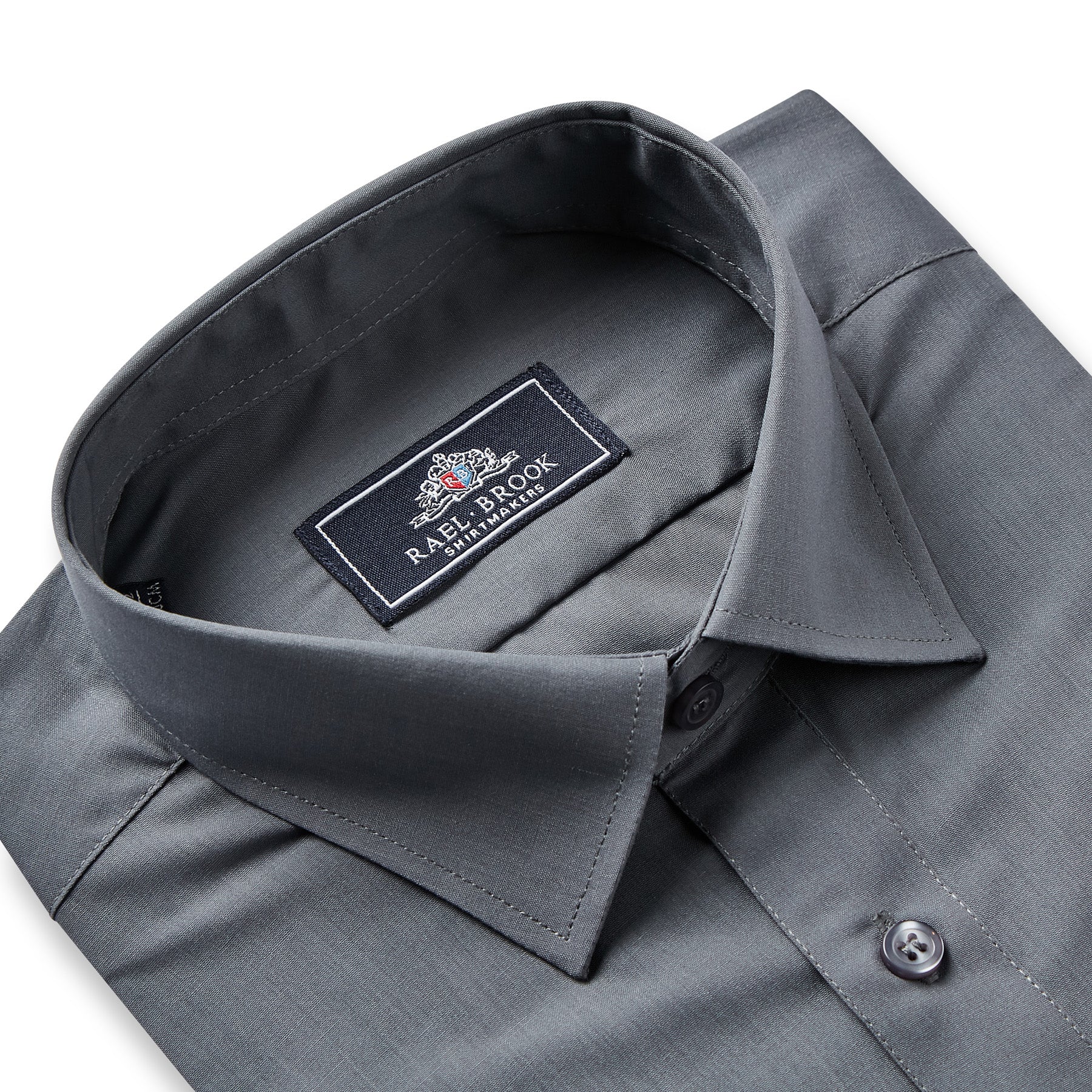 Premium Men's Grey Classic Collar Dress Shirt - Formal Office Wear & Business Casual Attire for Work & Special Occasions