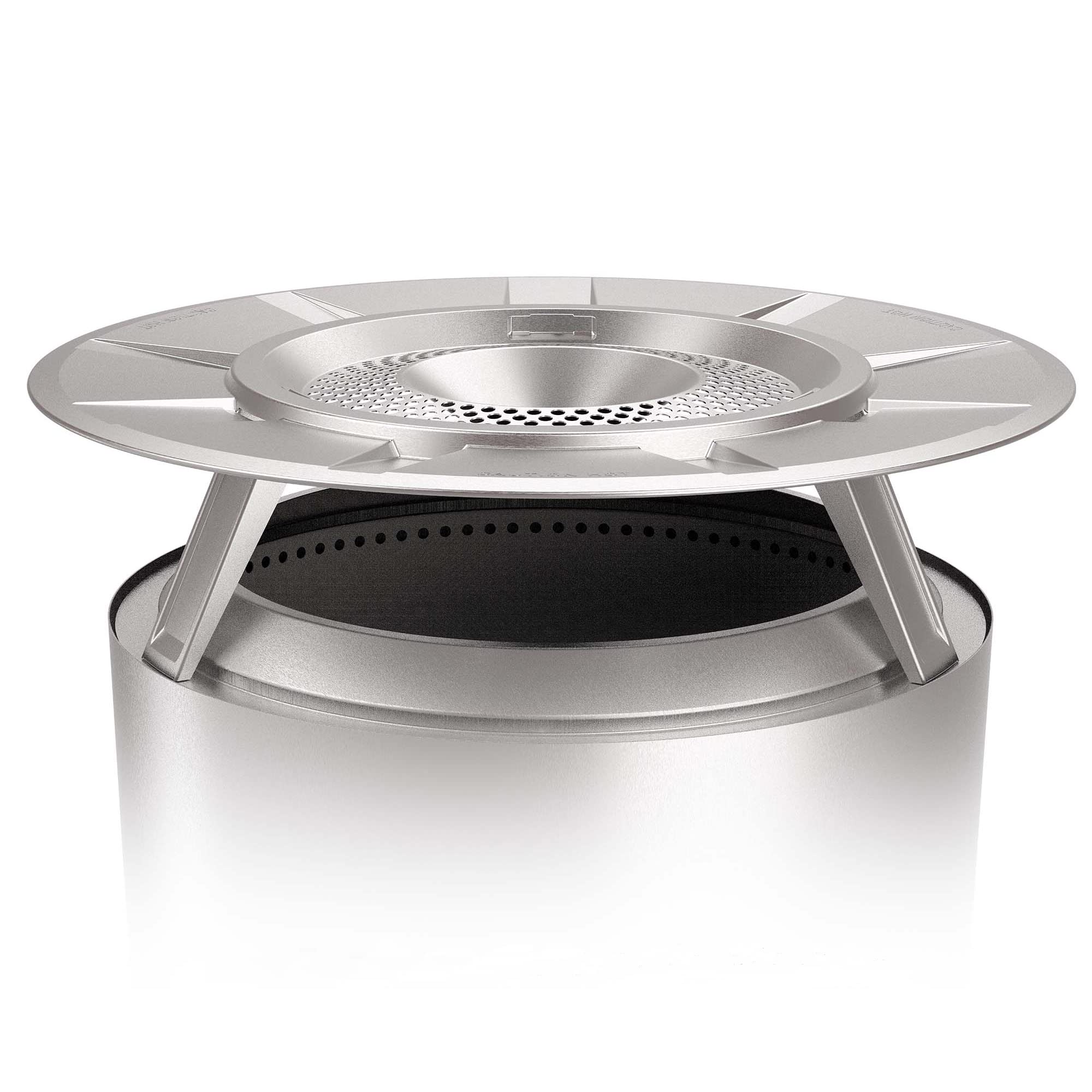 Solo Stove Yukon Heat Deflector - 304 Stainless Steel Fire Pit Accessory for Enhanced Warmth & Comfort - Durable Camping Gear with Extended Heat Radius - Perfect for Backyard Gatherings & Outdoor Adventures (10 lbs)