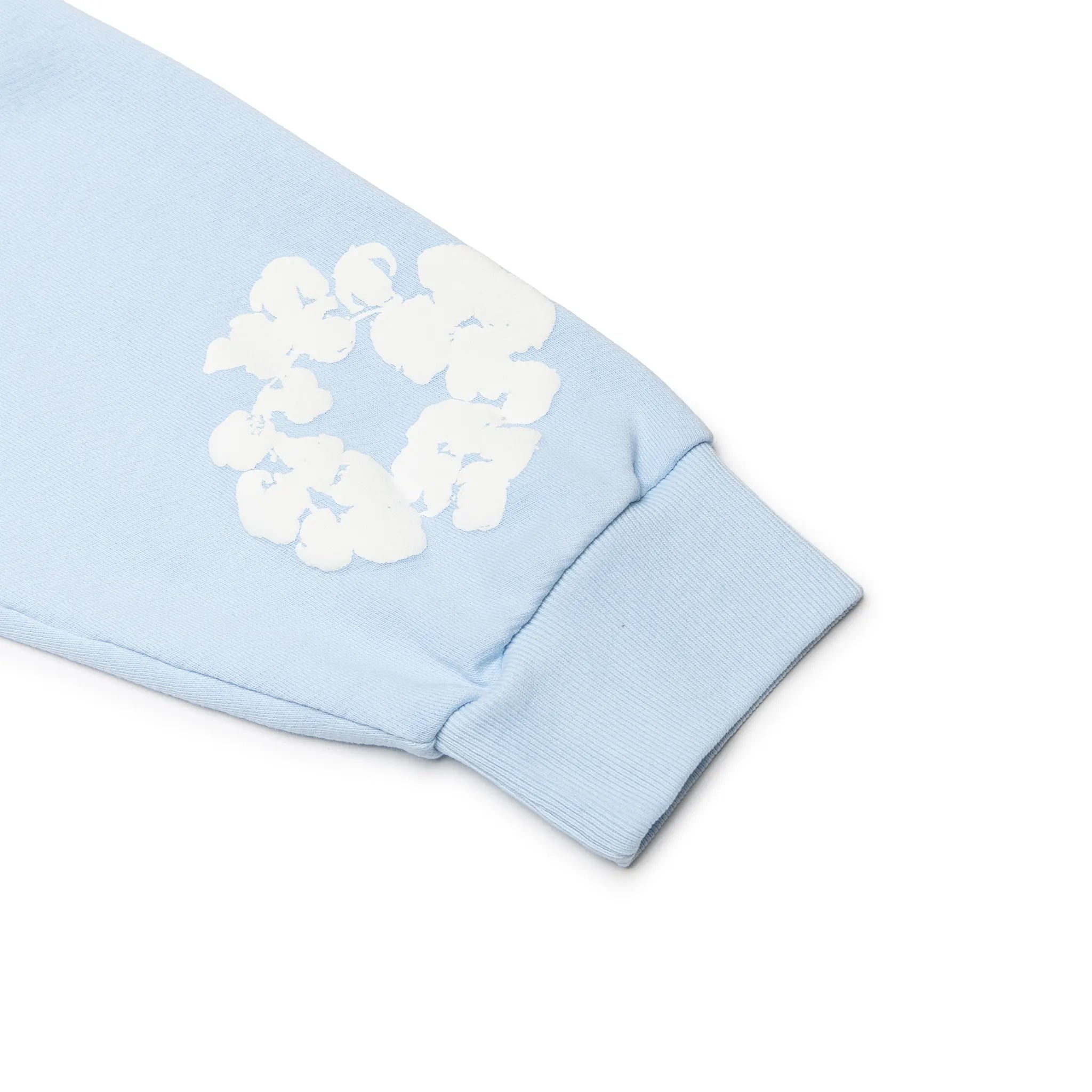 Denim Tears Cotton Wreath Powder Blue Hoodie - Stylish Streetwear for Men & Women | Perfect for Casual Outfits, Urban Fashion, and Everyday Wear