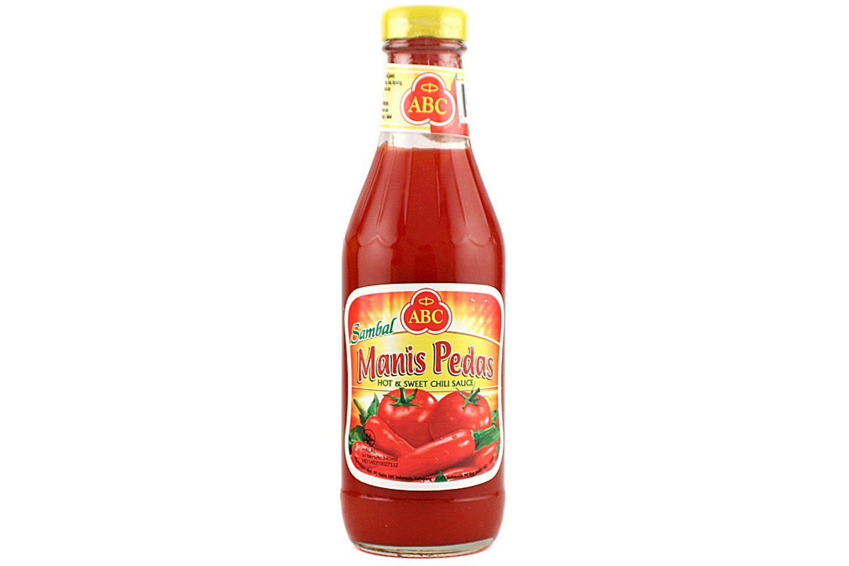 Sambal Manis Pedas Hot & Sweet Chili Sauce - 11.5 fl Oz Bottle, Indonesian Spicy Condiment for Cooking, Grilling & Dipping - Perfect for Noodles, Rice & Seafood Dishes