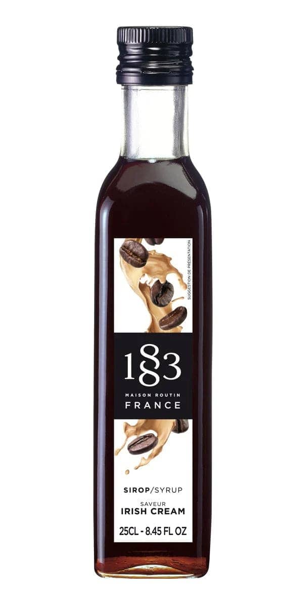 1883 Irish Cream Syrup 250ml - Premium Coffee & Cocktail Flavoring Syrup for Lattes, Desserts & Baking - Rich & Creamy Flavor Enhancer