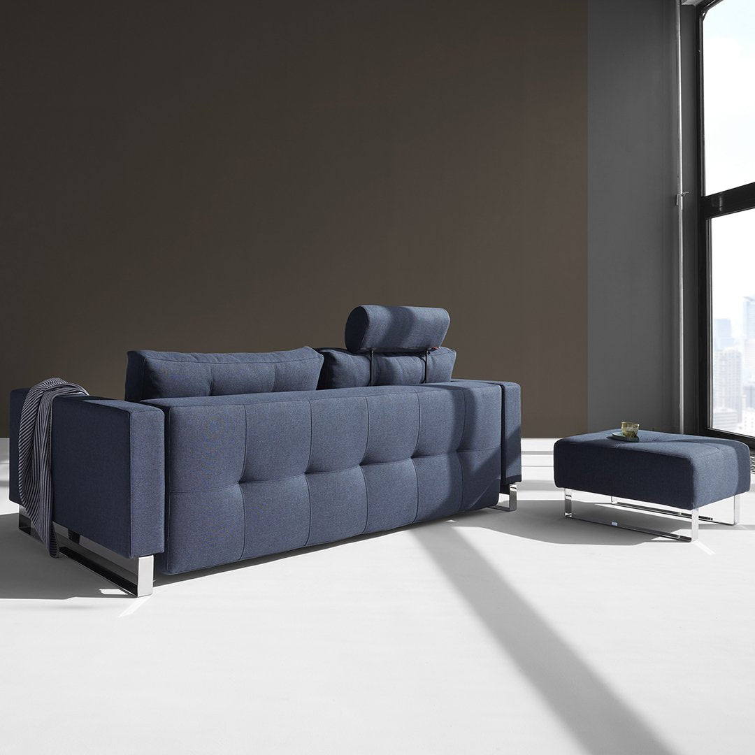 Cassius Deluxe Queen Size Sofa - Premium Comfort for Living Room, Bedroom & Home Theater | Modern Upholstered Couch with Plush Cushions