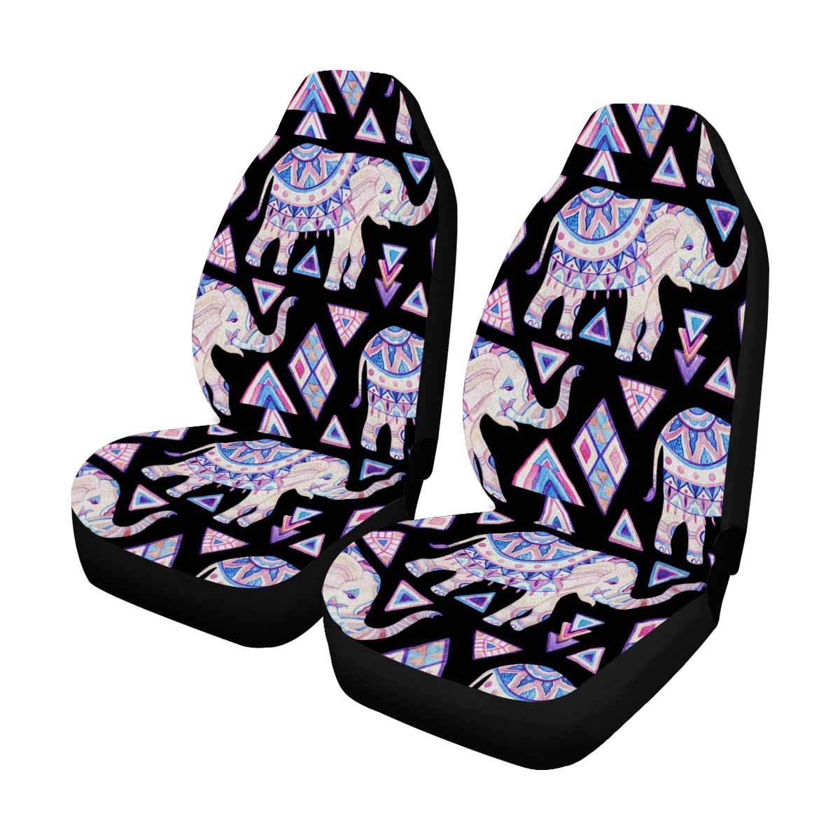 Custom African Woman Print Car Seat Covers - Universal Fit for Cars, Trucks, SUVs & Vans | Durable Front Seat Protectors with Stylish Ethnic Design | Perfect for Daily Commute, Road Trips & Cultural Car Decor