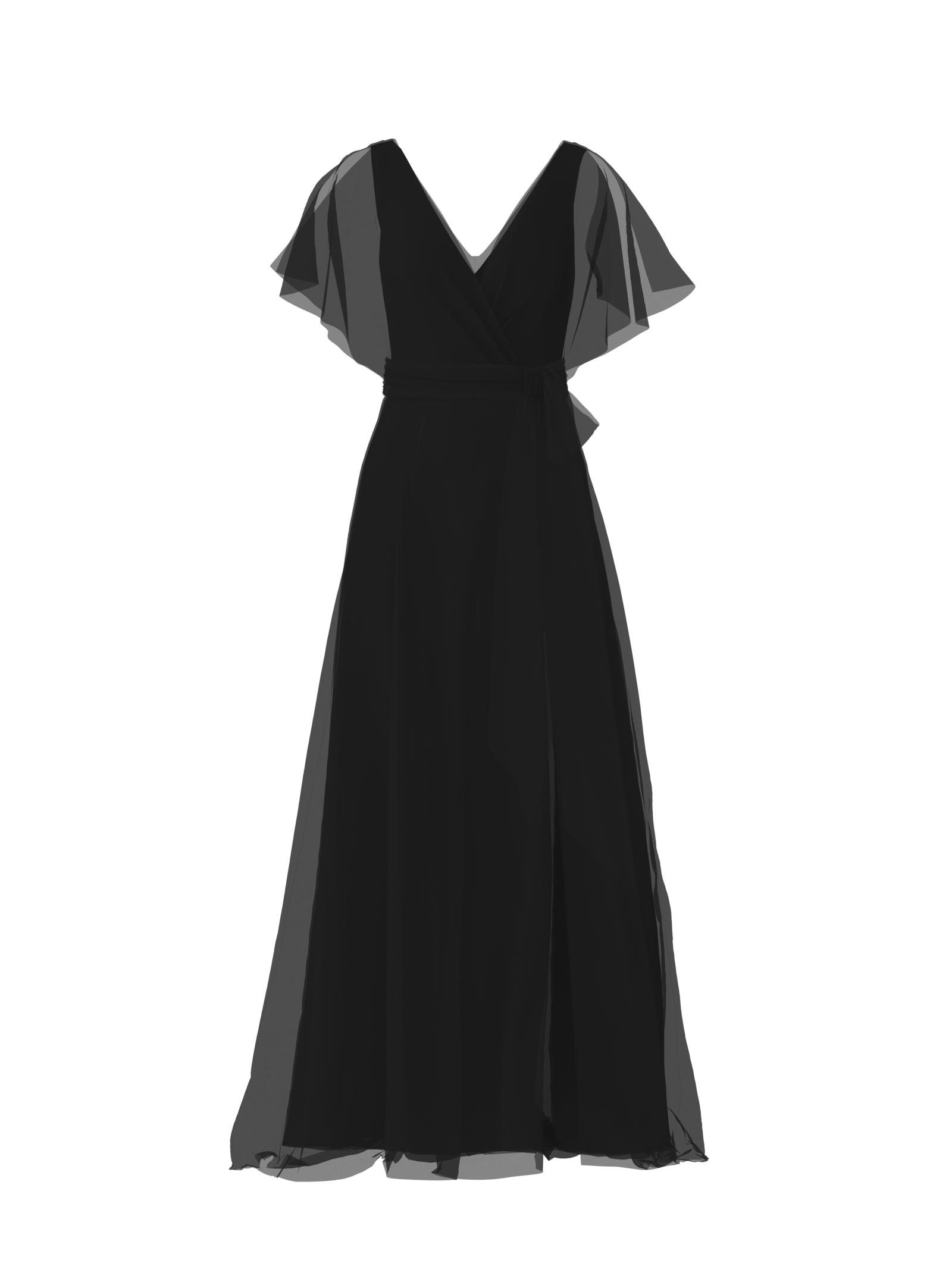 Elegant Black Ava Bodice with Arabella Skirt and Sash Belt - Perfect for Evening Gala, Prom Night & Formal Events