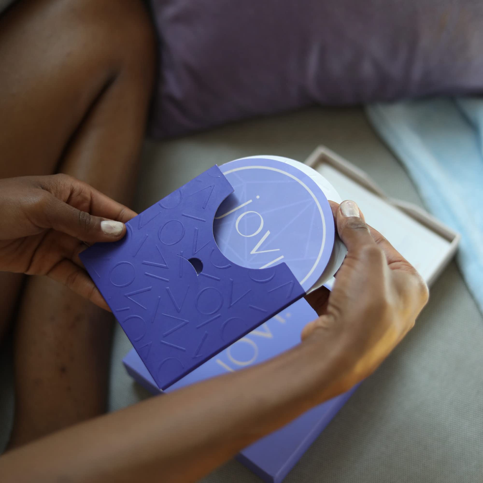 Jovi Period Pain Relief Patch - Natural Menstrual Cramp Support for Women | Reusable & Wearable Heating Pad Alternative | 1 Pack with Adhesive Strips | Perfect for Work, Exercise & Nighttime Comfort