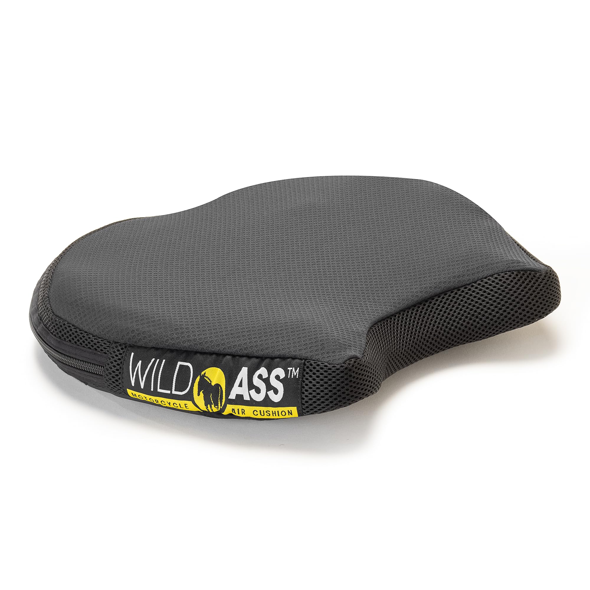 Motorcycle Air Gel Seat Cushion - Ergonomic Universal Fit with Adjustable Straps for Maximum Comfort & Pain Relief - Cooling Gel Pad for Long Rides - Perfect for Touring, Commuting & Adventure Riding - Black