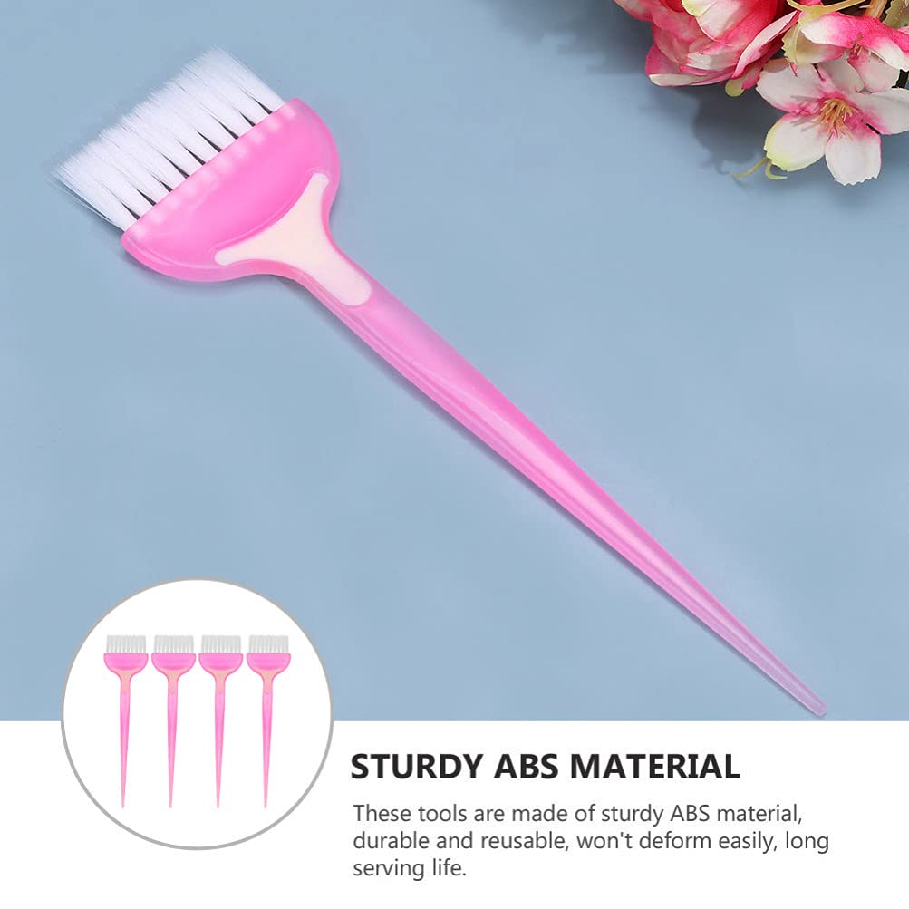 4pcs Hair Dye Combs & Brushes Set for Salon & Home Use