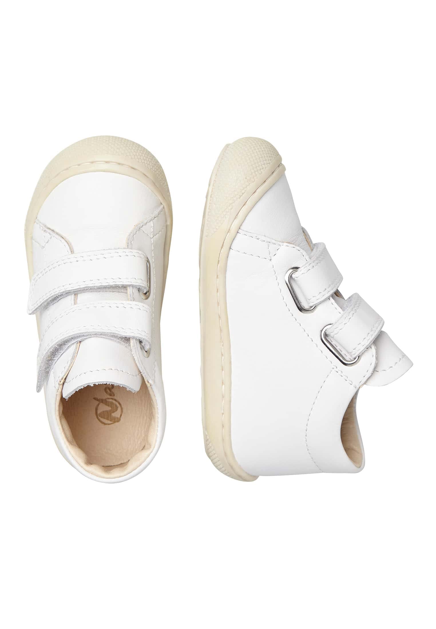 Naturino Baby Girls Cocoon VL White Leather Shoes - EU 21 / US 5 Toddler Size - Comfortable First Walkers for Toddlers - Perfect for Special Occasions & Everyday Wear