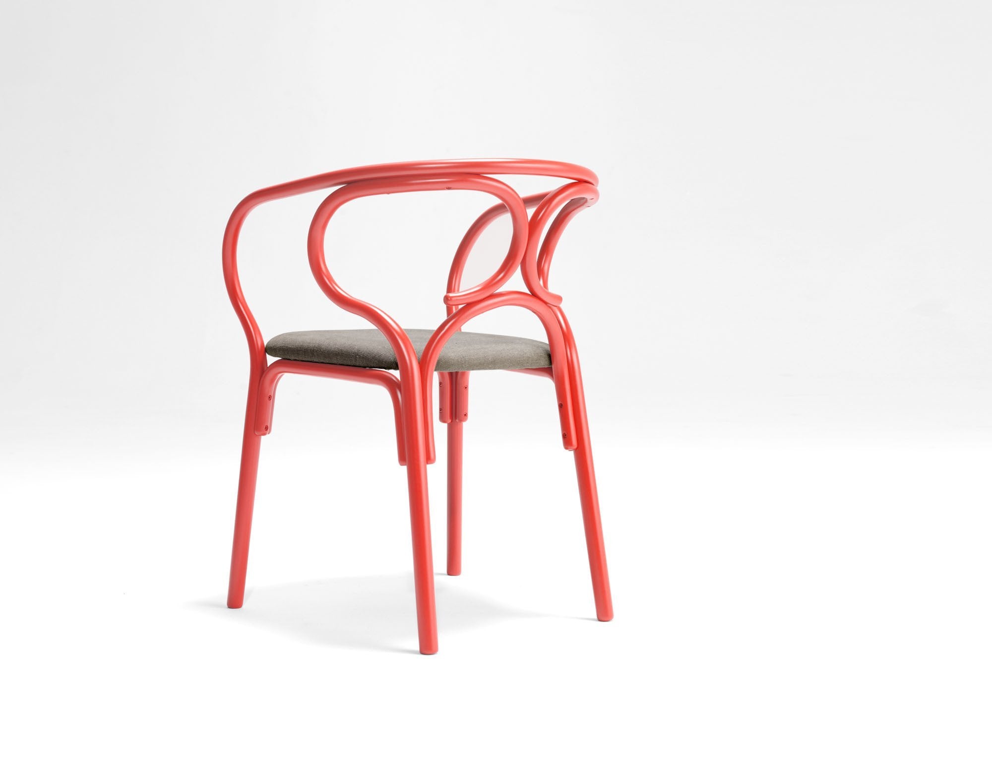 GTV Brezel Bentwood Armchair - Modern Wooden Dining Chair for Kitchen, Restaurant & Office - Ergonomic Design for Comfortable Seating