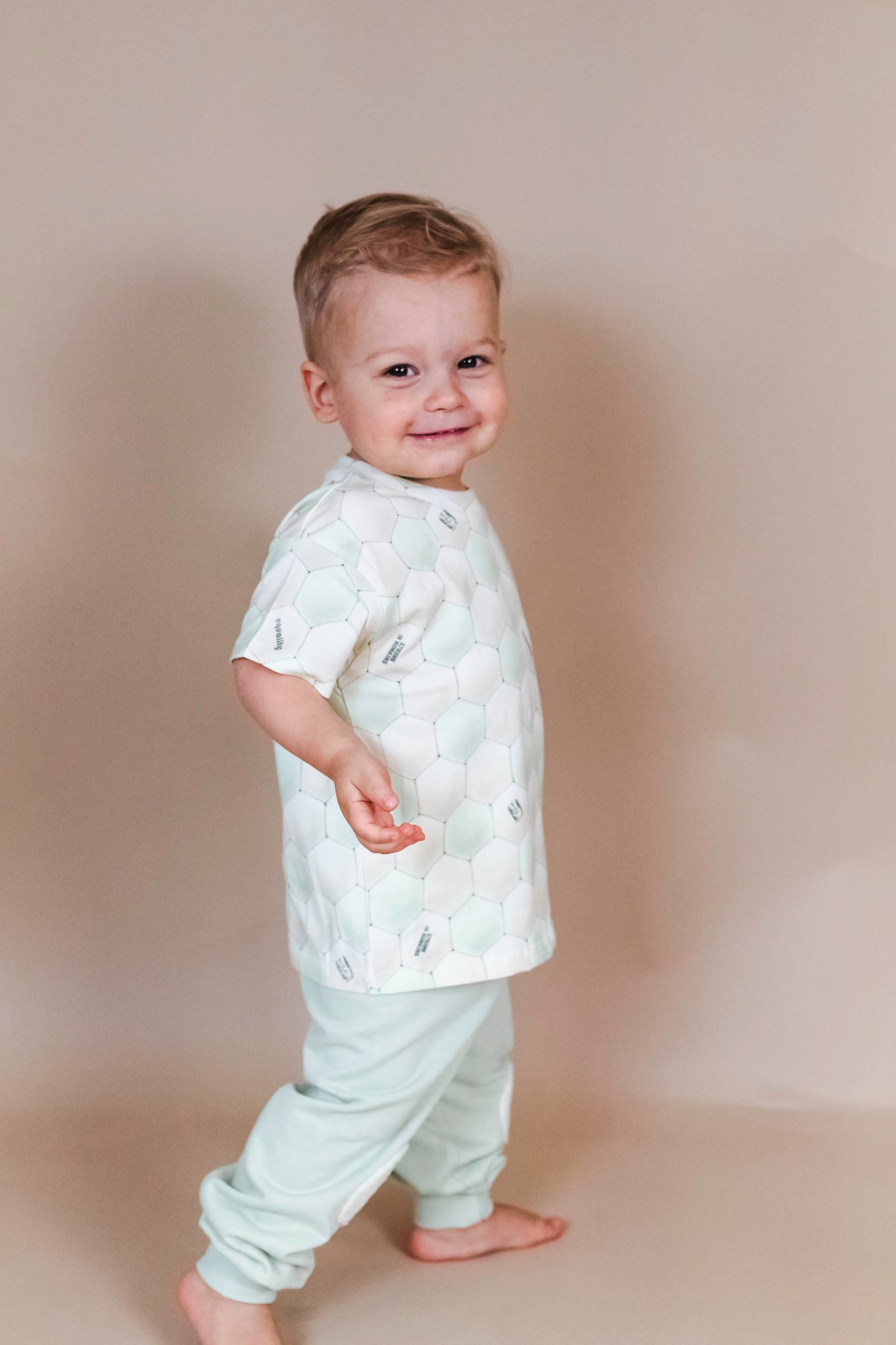 Enzo Football Misty T-Shirt for Toddler Boys - Soft Cotton Tee for Playtime, Sports & Casual Wear