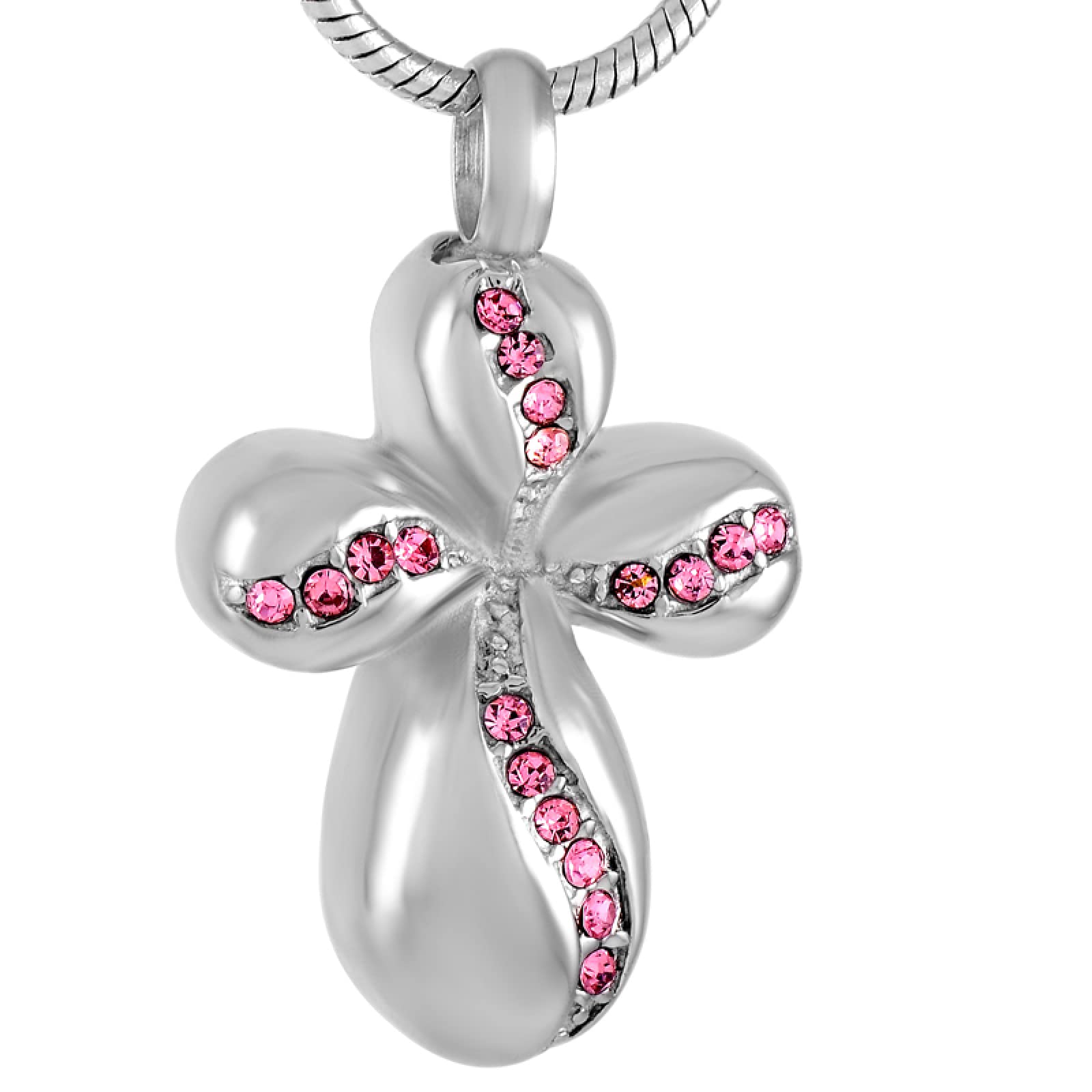 Memorial Ashes Pendant Necklace - Cremation Jewelry for Human Ashes, Keepsake Urn Holder - Perfect for Honoring Loved Ones at Weddings, Funerals & Special Occasions
