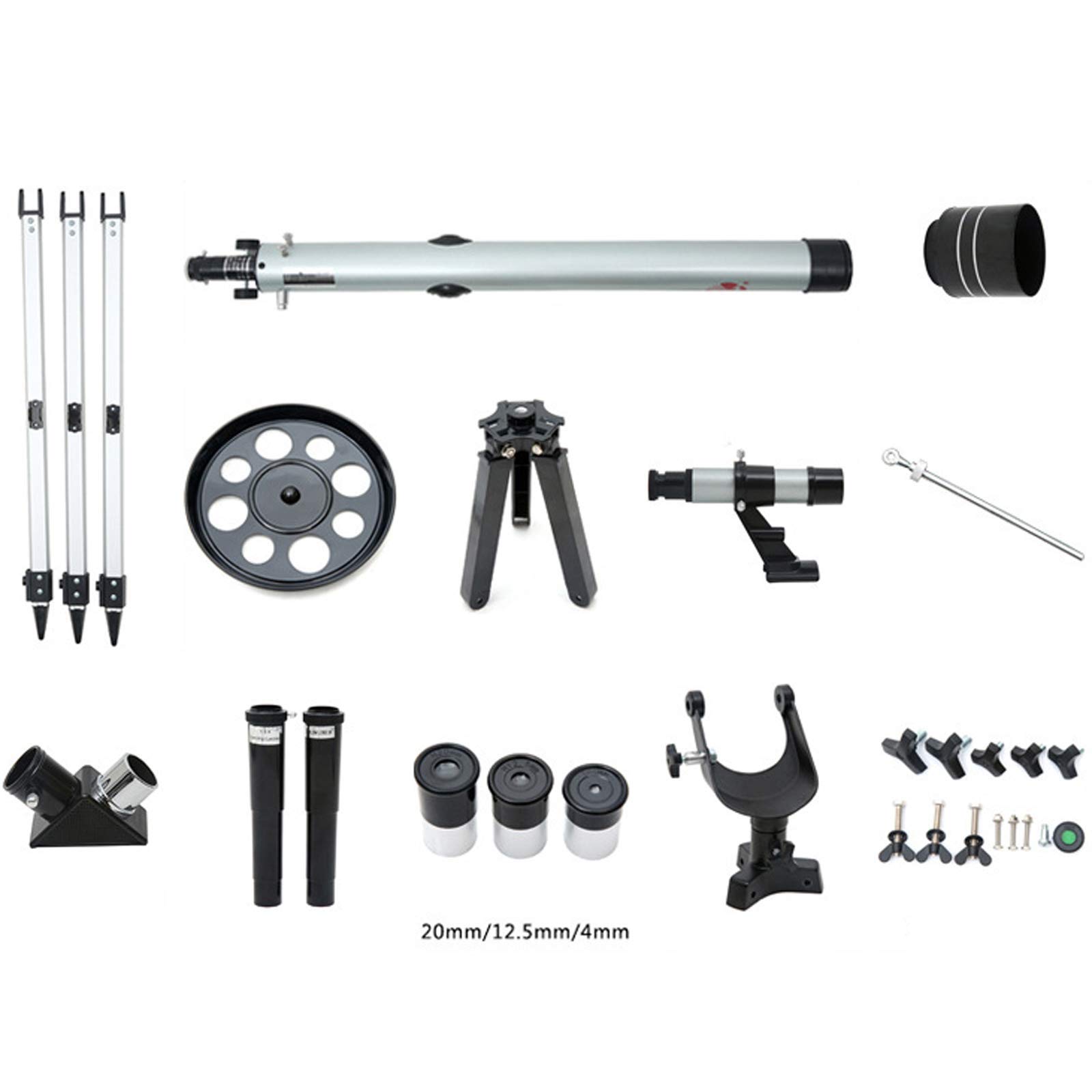 **70mm Aperture Refractor Telescope for Adults & Beginners – Portable Astronomy Telescope with Tripod & Finder Scope – Perfect for Stargazing, Backyard Observation & Outdoor Adventures**
