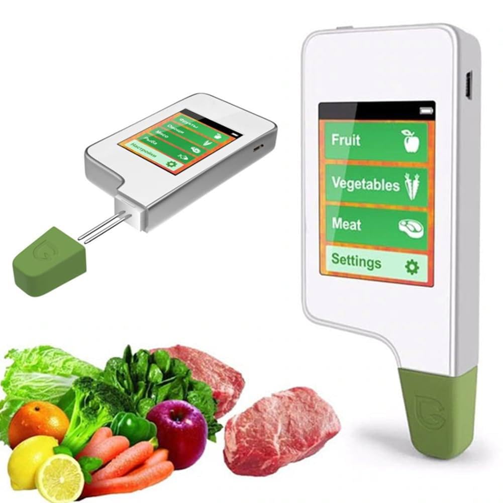 Digital Nitrate Tester for Food - Water TDS PPM Meter with Geiger Radiation Detector - Accurate Testing for Fresh Meat, Fruits, Vegetables - Perfect for Home Kitchen, Organic Farming & Food Safety Inspection