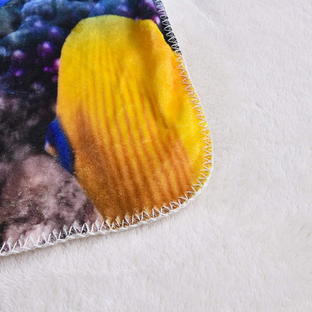 3D Turtle Throw Blanket for Kids - Reversible Flannel Fleece & Microfiber - Ultra Soft 50