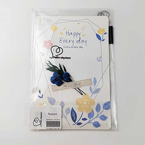Polite Elephant Greeting Cards - Blank Thinking of You, Sympathy & Note Cards for Kids & Adults (300gsm Premium Quality) - Perfect for Birthdays, Thank You Notes & Special Occasions