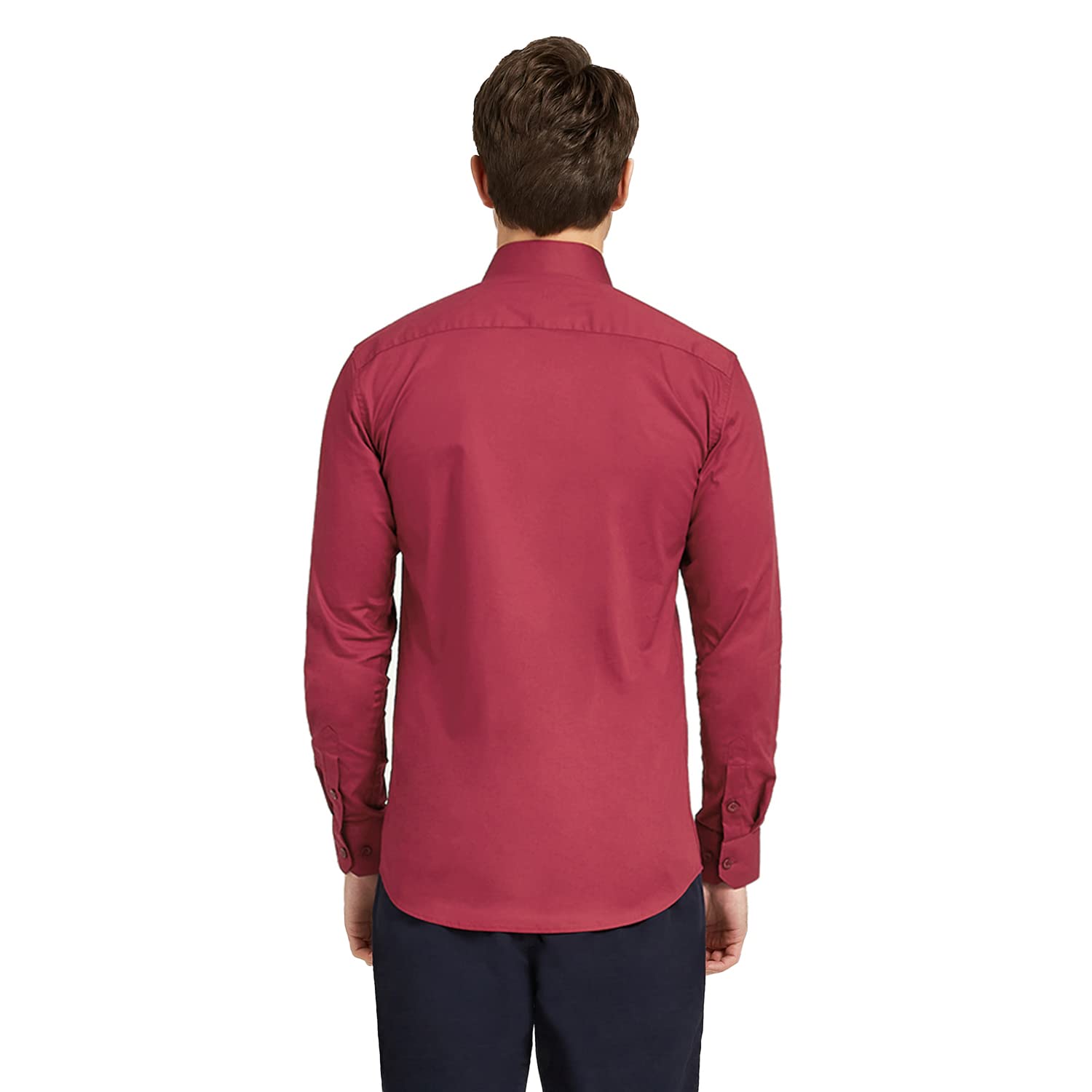 Premium Men's Regular Fit Dress Shirt - Button Up Long Sleeve Stretch Business Shirt for Office & Formal Occasions | Wrinkle-Resistant Textured Fabric for All-Day Comfort