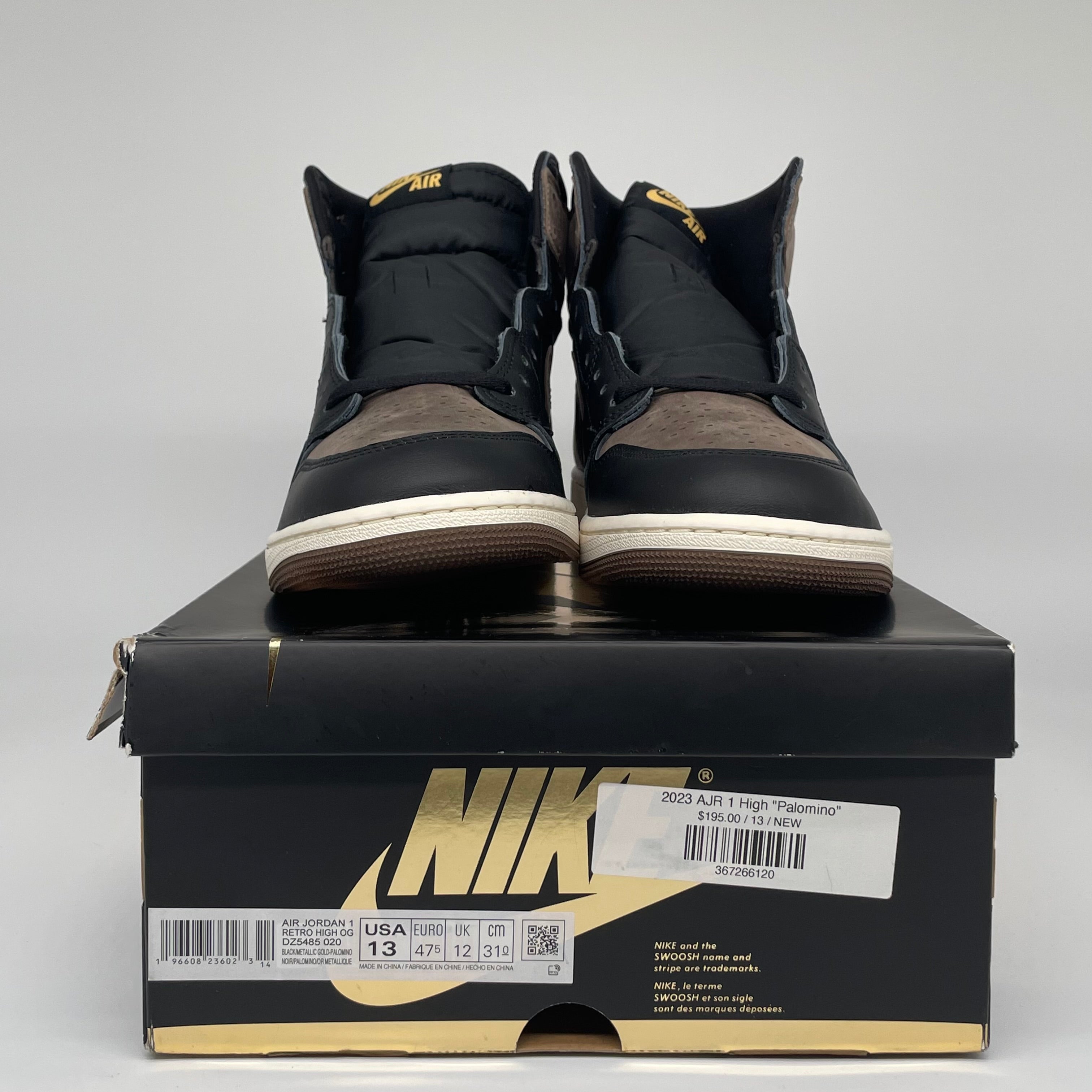Air Jordan 1 Palomino Men's Basketball Shoes Size 13 (DZ5485-020) - Retro Style Sneakers for Casual Wear & Street Fashion