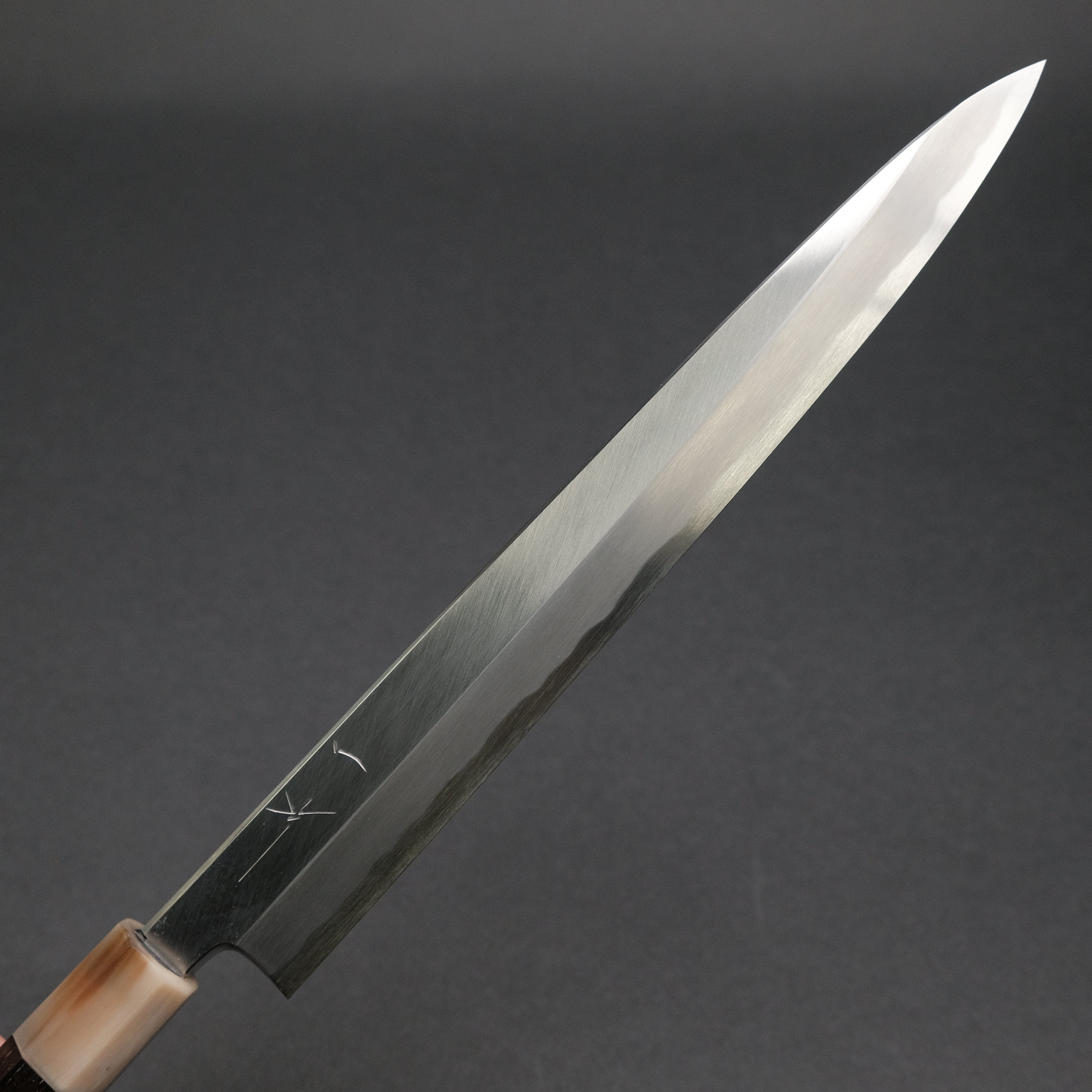 Premium Hitohira Tanaka Mosuke Blue #1 Yanagiba 270mm Japanese Sushi Knife with Ebony Wood Handle & Saya - Perfect for Sushi Chefs, Professional Kitchen Use, and Japanese Cuisine Preparation