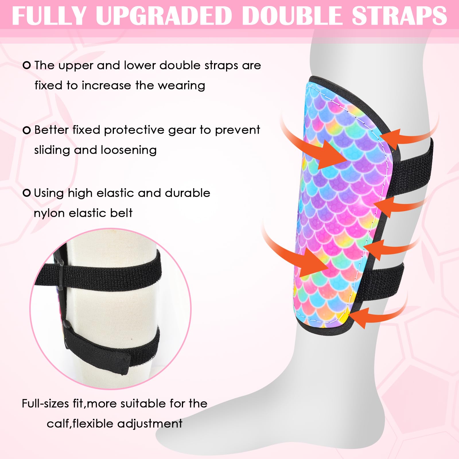 **Best Youth Soccer Shin Guards for Kids 2-7 Years Old - Protective Shin Pads for Girls & Toddlers - Ideal for Football Games & Training**    *(Perfect for practice, matches, and youth soccer leagues - lightweight, comfortable, and durable protection for young players!)*