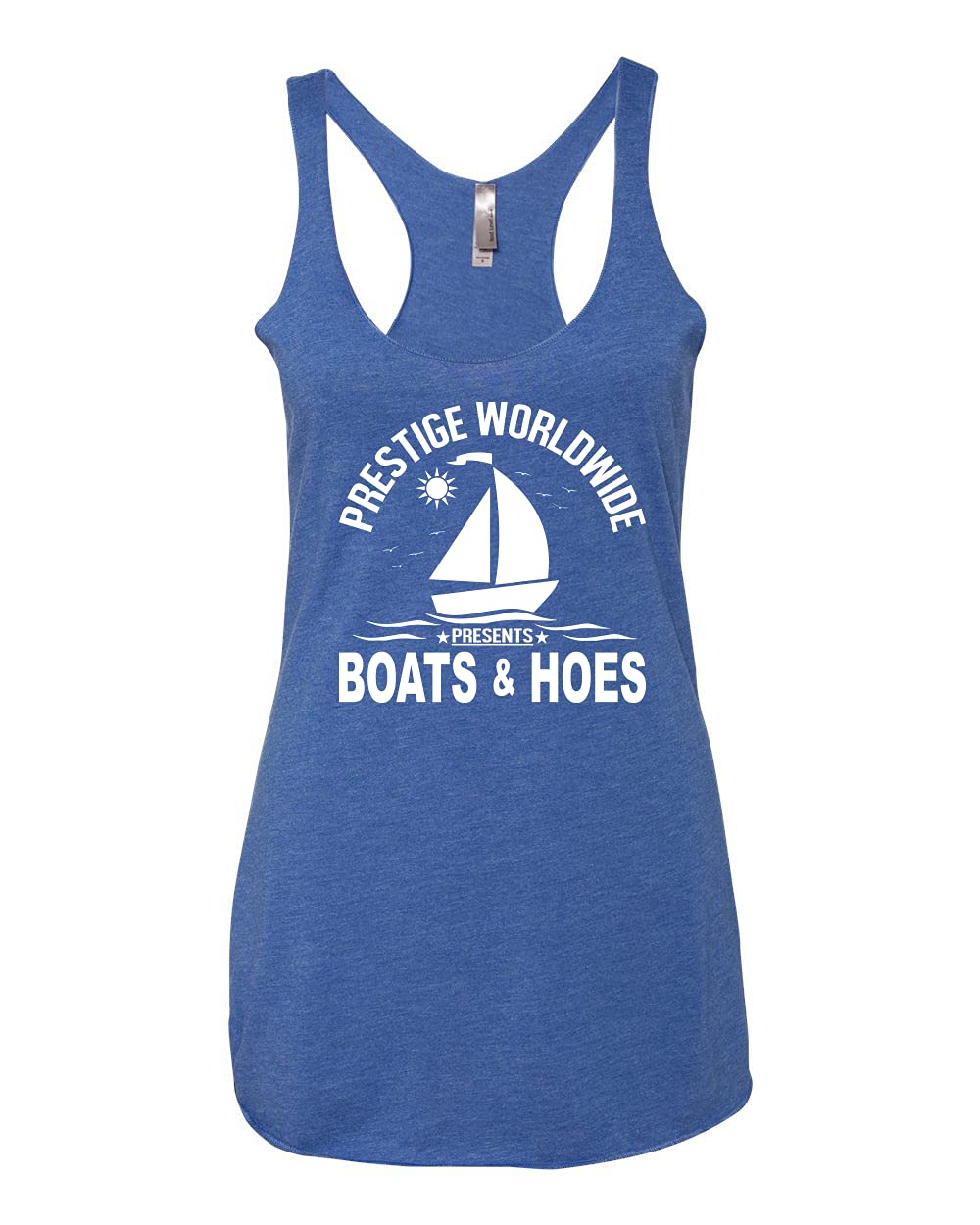Funny Catalina Wine Mixer Island Pop Culture Tri-Blend Racerback Tank Top - Soft & Comfortable Women's Graphic Tee for Beach, Summer & Casual Wear