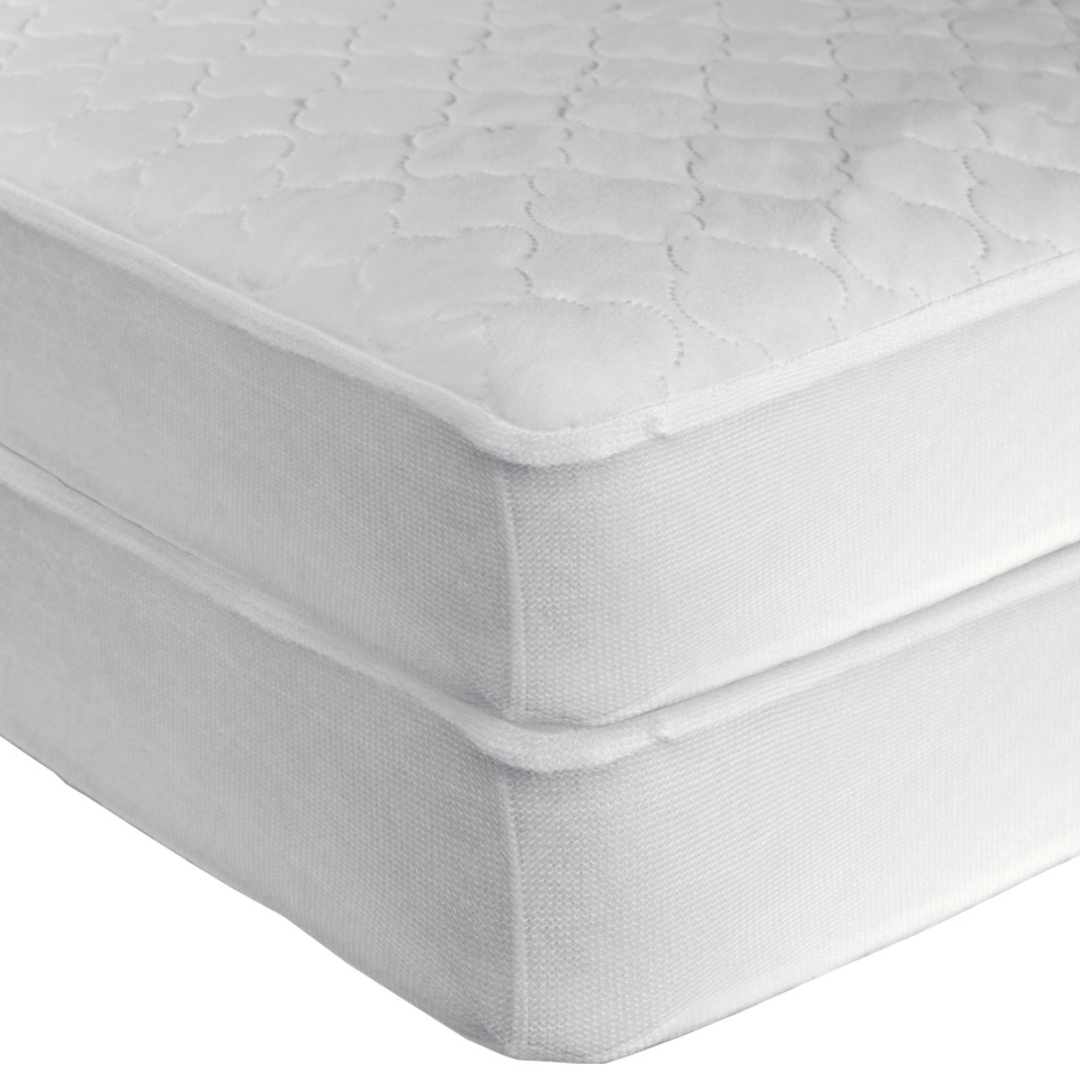 Sealy Baby Stain Defense 2-Pack Waterproof Fitted Crib Mattress Protector | Noiseless, Machine Washable & Dryer Safe | 52