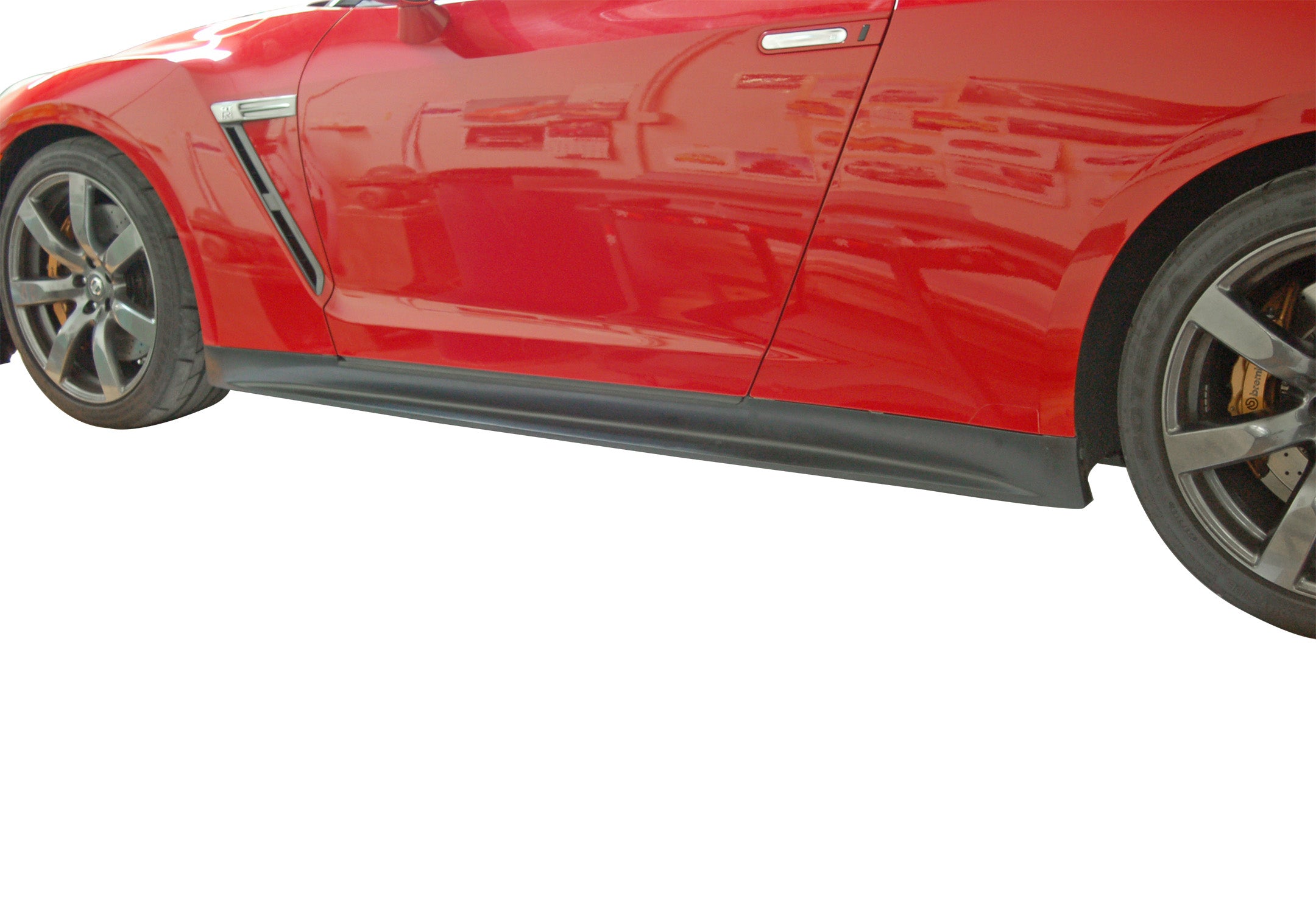 2009-2015 Nissan GT-R R35 Aero Side Skirts - High Performance Urethane Body Kit (GTRKB12829) | Perfect for Racing & Car Shows | Enhances Aerodynamics & Style