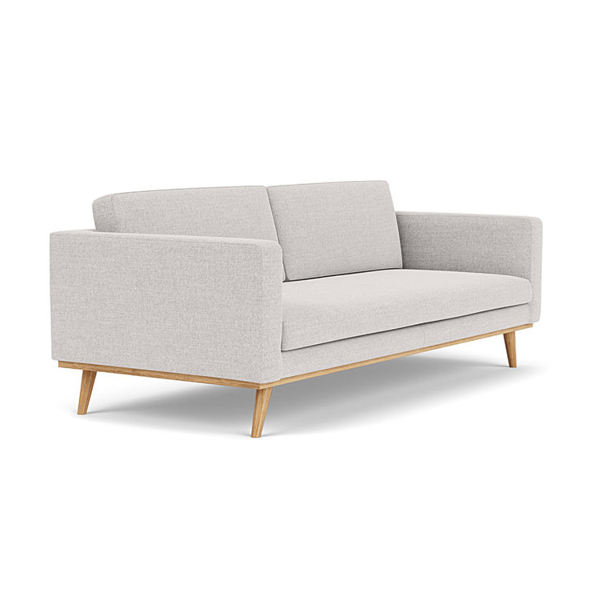 Johan Fabric 3-Seater Sofa - Comfortable Living Room Couch for Small Spaces | Perfect for Apartments, Dorms & Cozy Homes