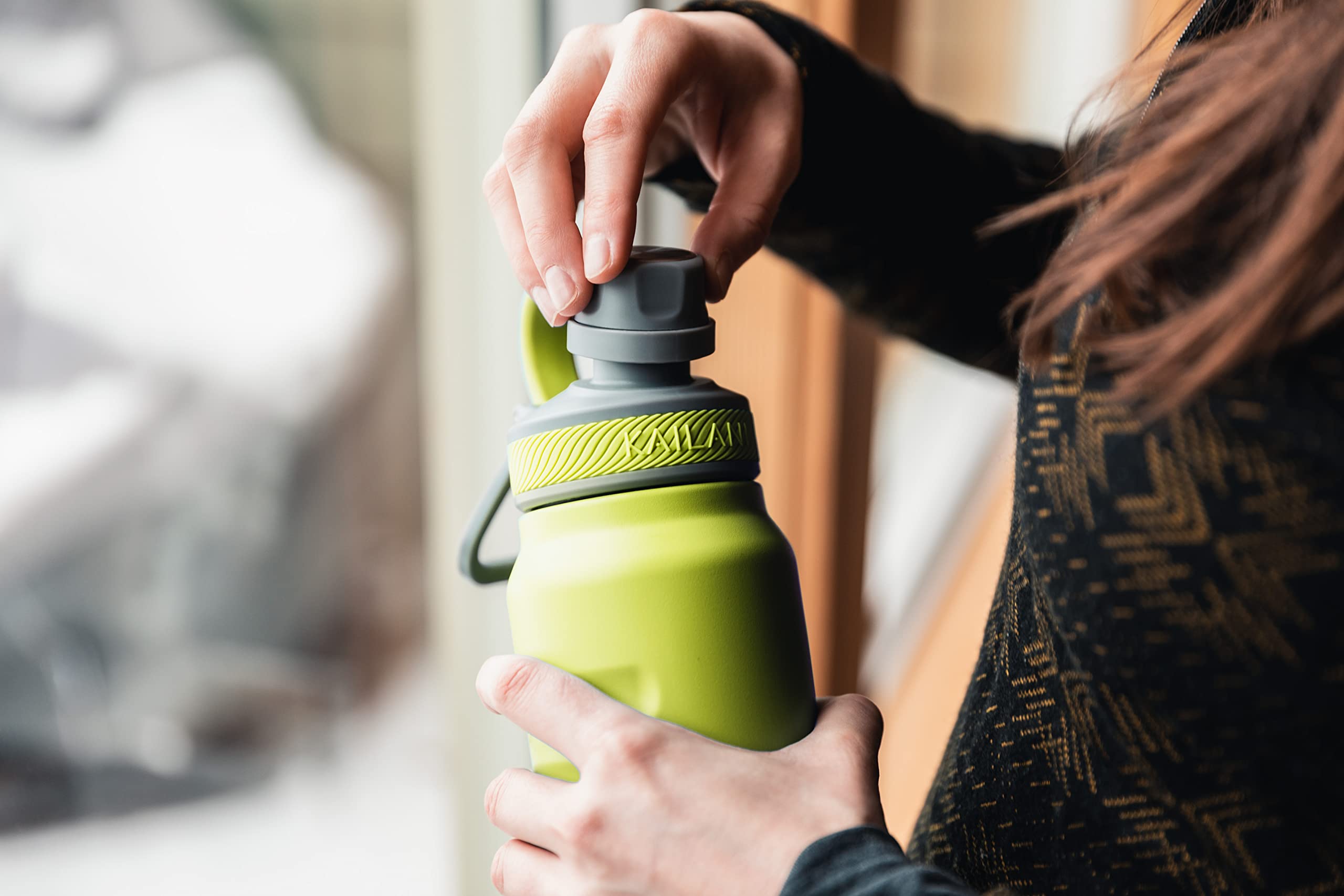 Premium Moku Stainless Steel Water Bottle - 20oz Vacuum Insulated, BPA Free, Leak Proof - Perfect for Gym, Hiking, Travel & Everyday Hydration