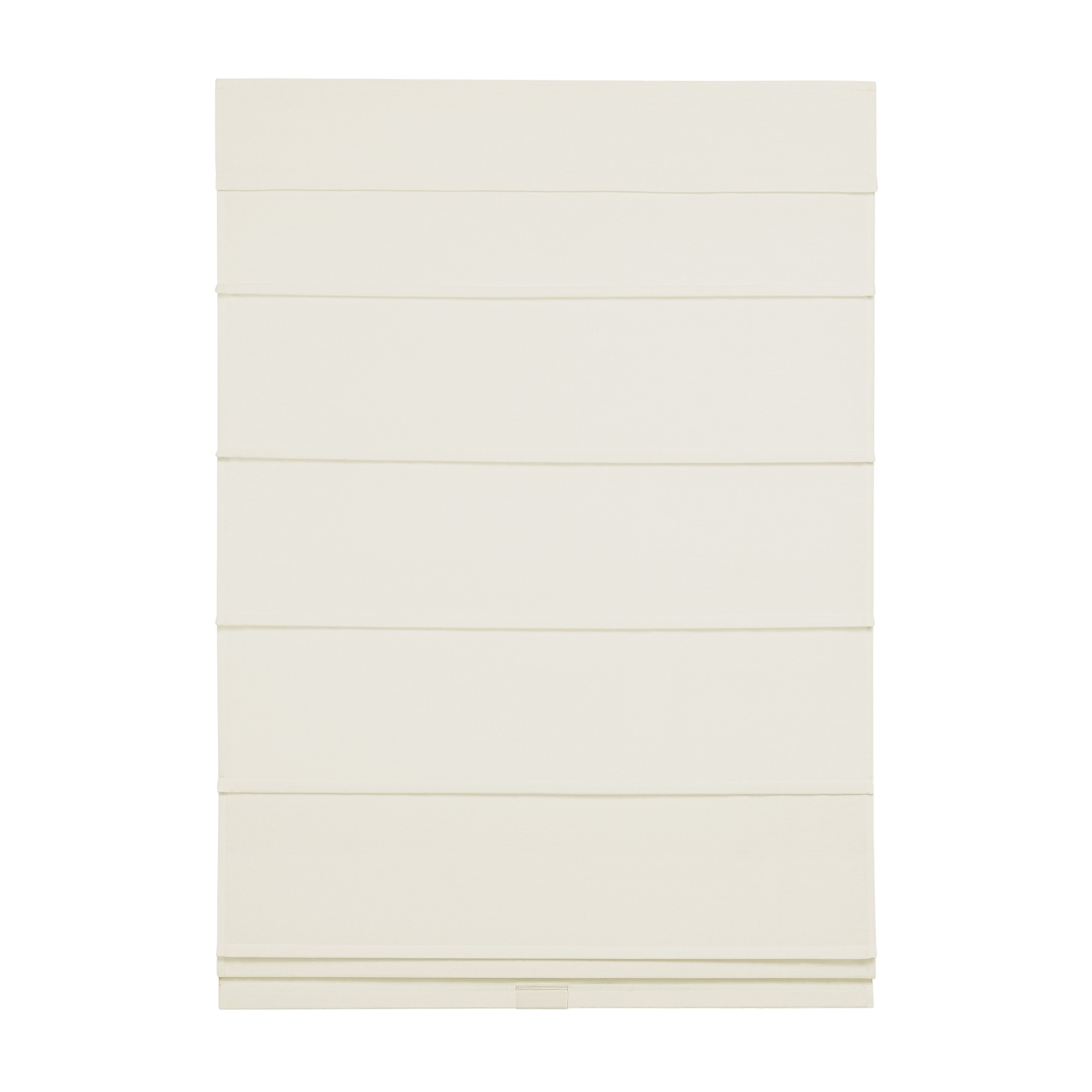 Blackout Cordless Roman Shade - Light Blocking Window Treatment for Bedroom & Nursery (Bone Color, 35