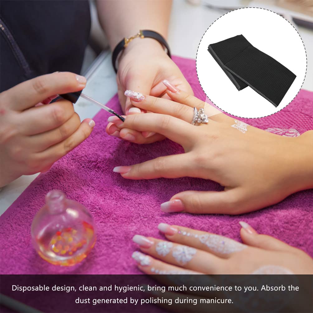 125-Piece Nail Art Practice Pad Set - Absorbent Manicure Table Mat, Salon Desk Cushion & Polish Training Paper for Nail Technicians | Perfect for Home Practice & Professional Salon Use