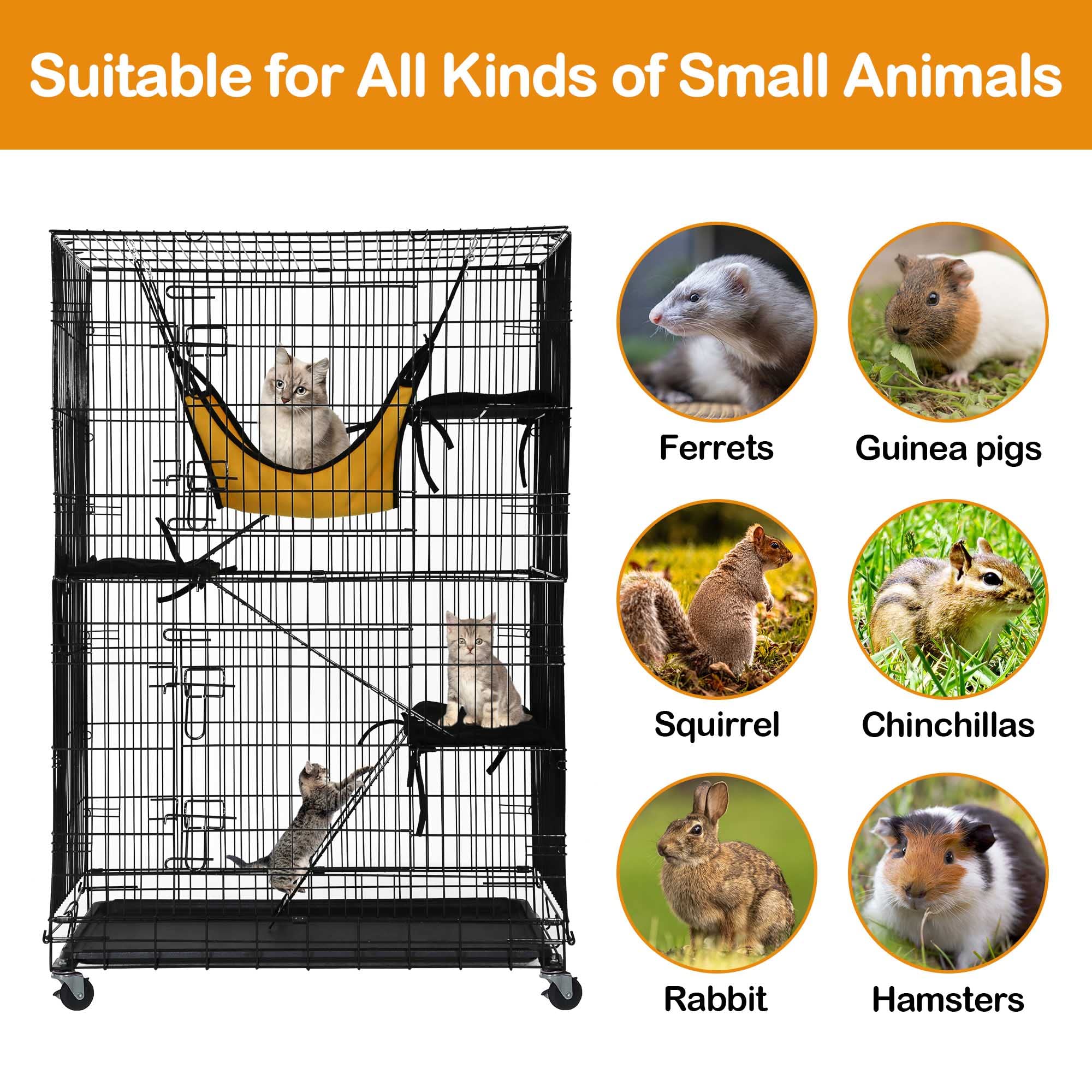 4-Tier Large Cat Cage 48