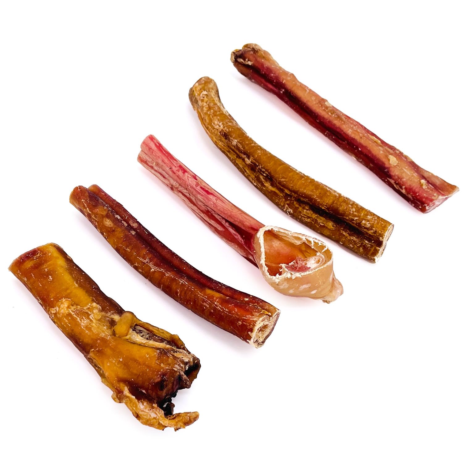 ValueBull Bully Sticks for Dogs - Jumbo 4-6 Inch Natural Dog Chews, 25 Count All-Natural Beef Pizzle Treats, Single-Ingredient Rawhide Alternative for Medium & Large Breeds - Perfect for Training, Teething & Dental Health