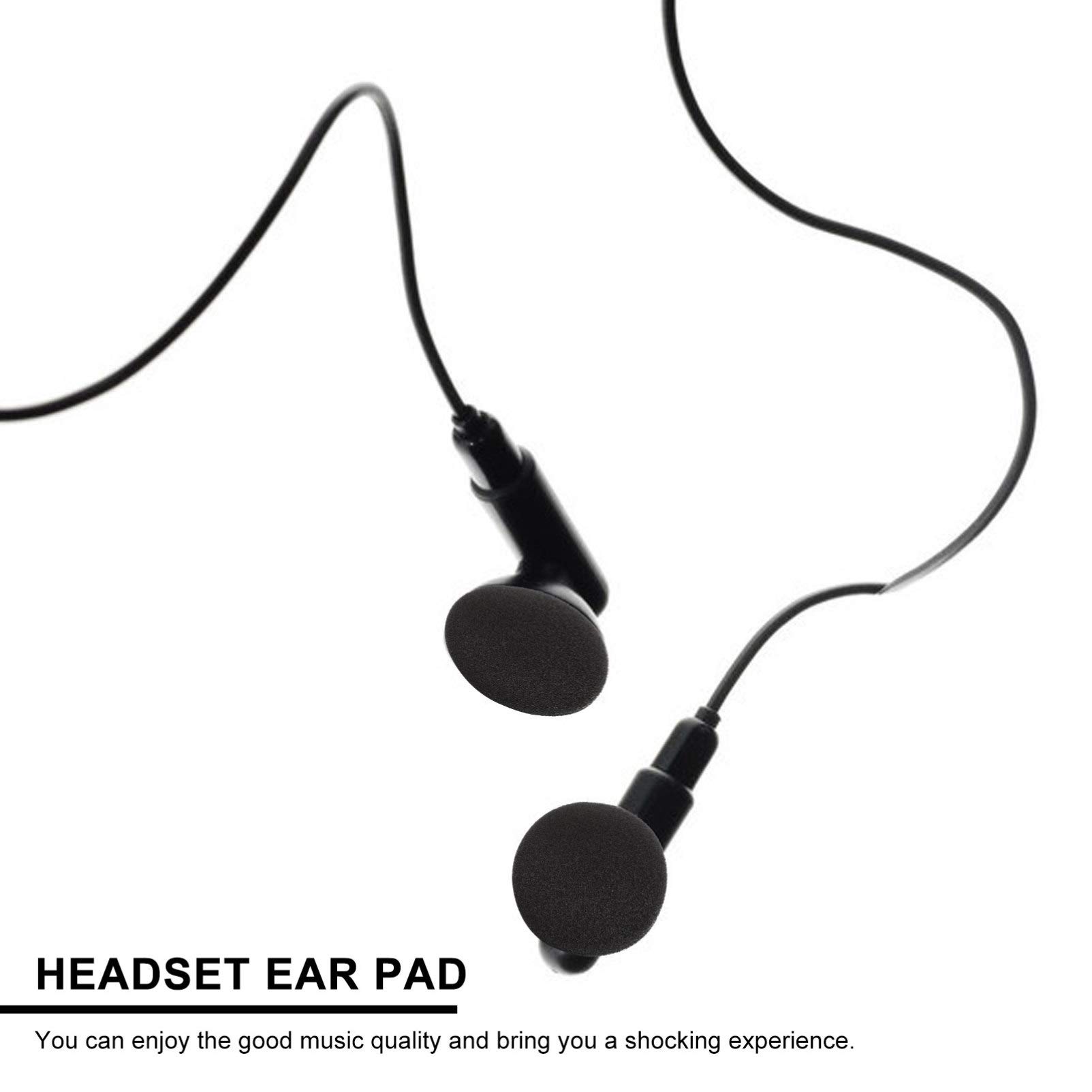Mobestech 40mm Foam Ear Pad Replacement - 20pcs Soft Cushion Earpads for Headphones - Comfortable Noise Isolation for Gaming, Music & Office Use
