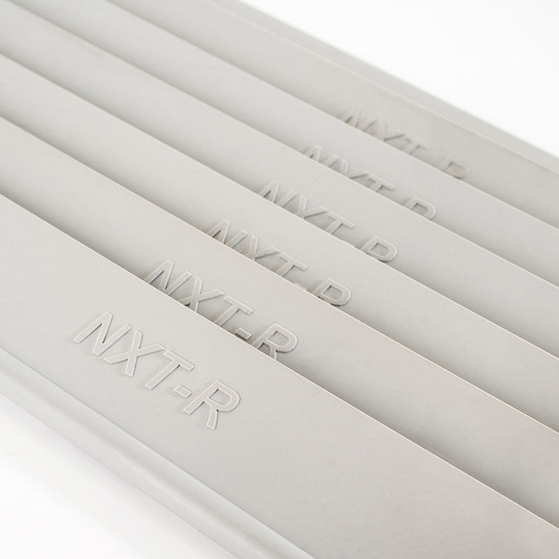 Moerman NXT R Silver Edition Standard Rubber Squeegee - Premium Window Cleaning Tool for Streak-Free Glass, Perfect for Home, Office, and Commercial Use
