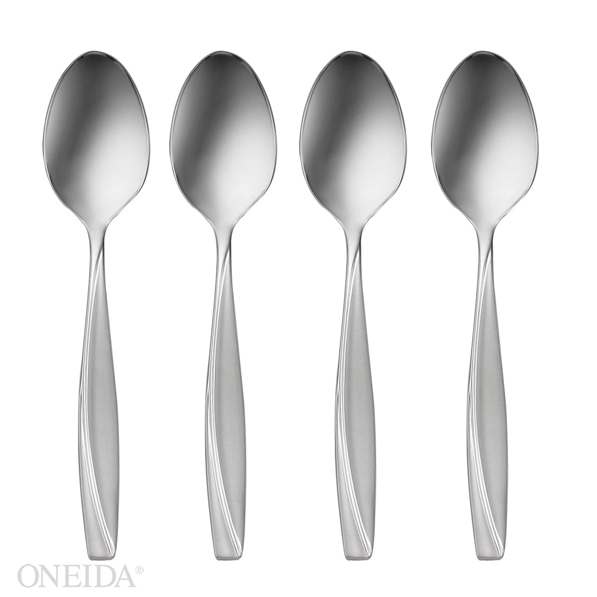 Camlynn Mirror Finish Stainless Steel Teaspoon Set of 4 - Elegant Tea & Coffee Serving Spoons for Dining, Parties & Gifts