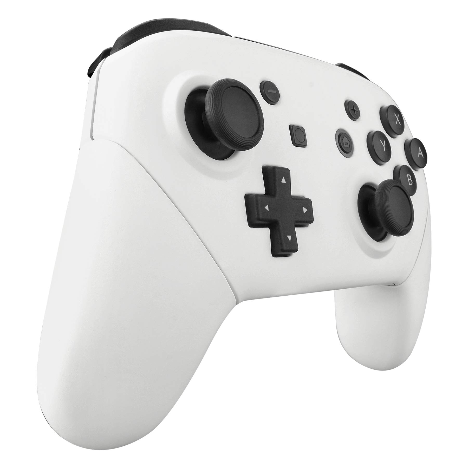 eXtremeRate Replacement Cover Grip Shell Case for Nintendo Switch Pro Controller (Controller Not Included) - White | Enhanced Grip & Comfort for Gaming Sessions