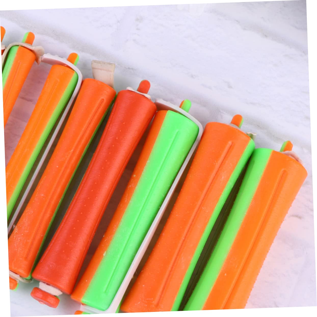 BIUDECO 80pcs Hair Rollers Set - Hot & Cold Rubber Spiral Perm Rods for Long Hair, Foam Roller Sticks for Beach Waves & Curls | Perfect for Salon, Home Styling & DIY Hair Care