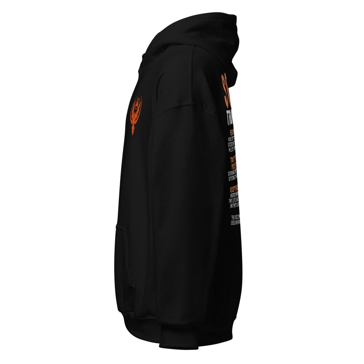 Sober Translations Volume 4 Hoodie - Phoenix Embroidered Front & Back Print Sweatshirt | Streetwear Fashion for Men & Women | Gym, Casual Outfit, Everyday Wear