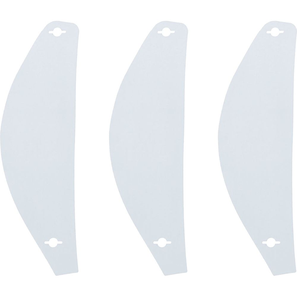AGV Race 2 Tear Off Clear Visor Lens - Pack of 3 for Motorcycle Racing & Track Days - Anti-Fog, Scratch-Resistant Replacement Shield
