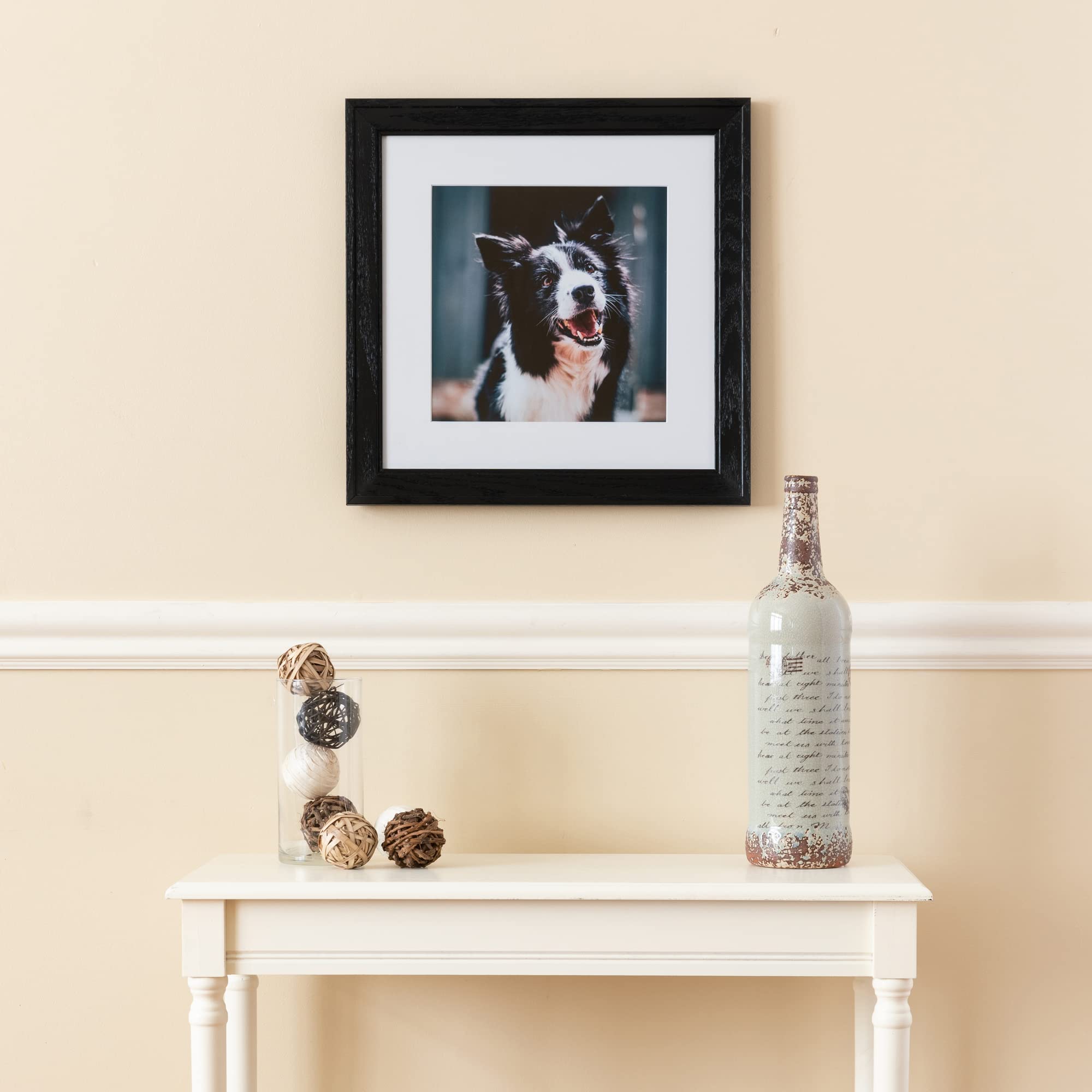 ArtToFrames 13x49 Inch Black Wood Picture Frame - 1.5 Inch Custom Poster Frame for Art & Photos - Includes Shatter-Resistant Acrylic - Perfect for Home Decor, Office Wall Art & Gallery Displays