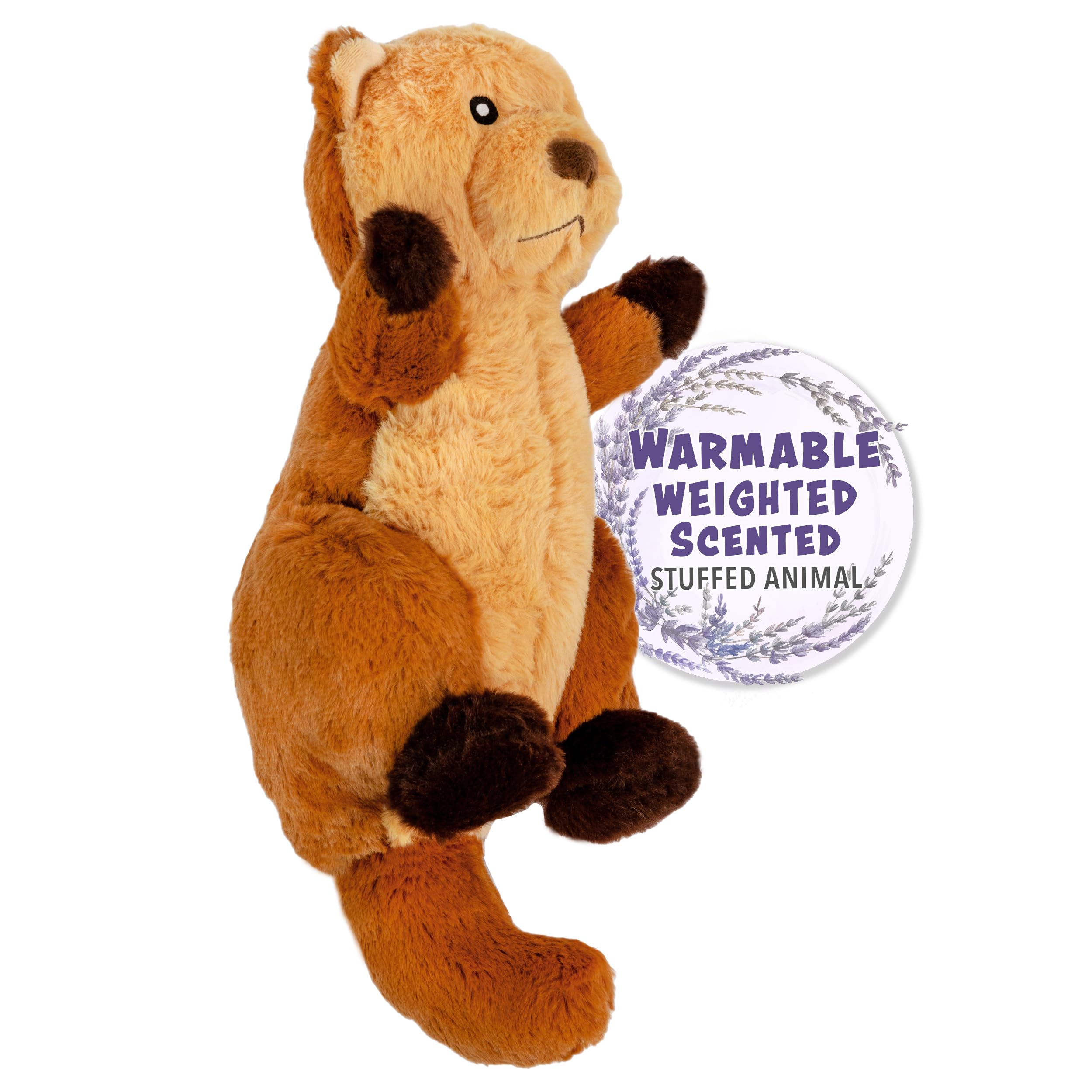 1i4 Group Warm Pals - Otter - Lavender Scented Plush Stuffed Animal Toy - Soft & Cozy Cuddly Friend for Kids & Adults - Perfect for Bedtime Comfort, Stress Relief & Home Decor