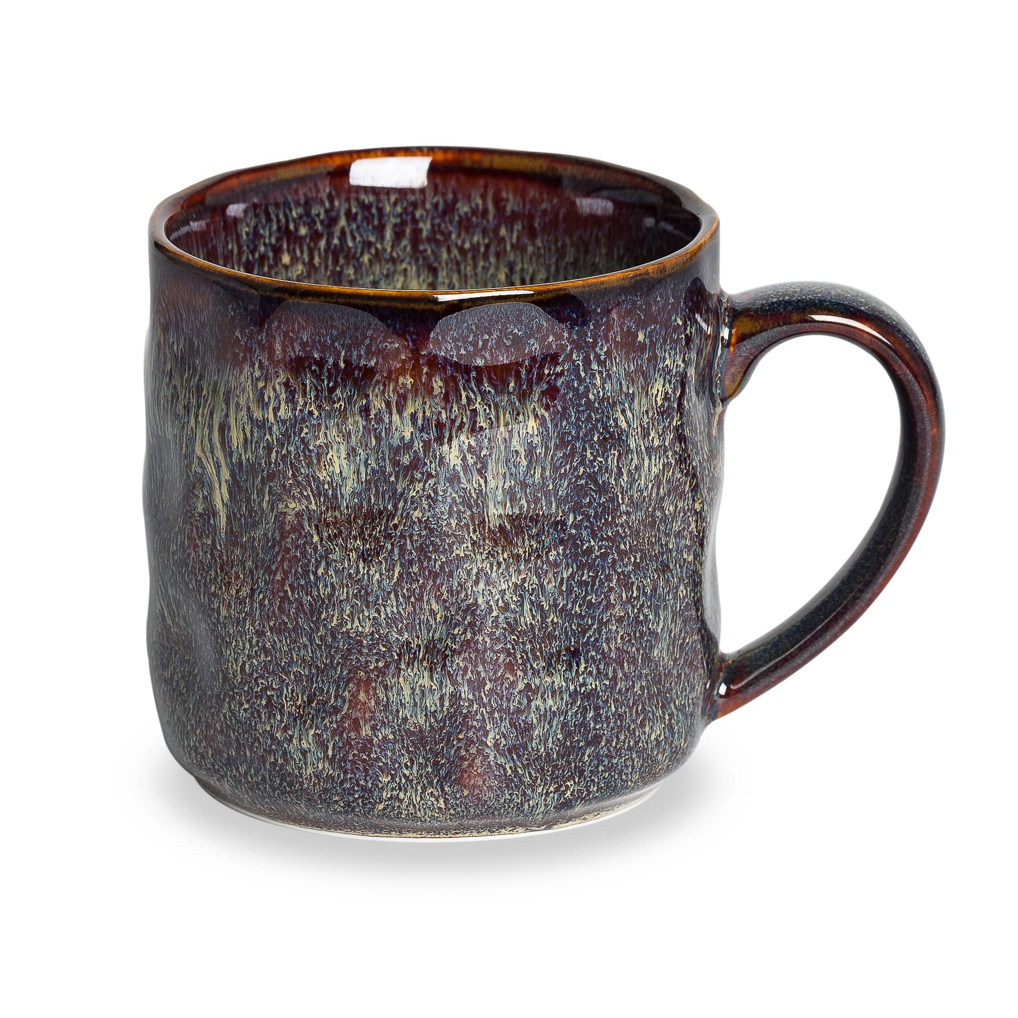 KYBSCZ 10oz Ceramic Coffee Mug with Handle - Funny Cappuccino Tea Cup - Dishwasher Safe (Set of 1) - Perfect for Home, Office & Gifts