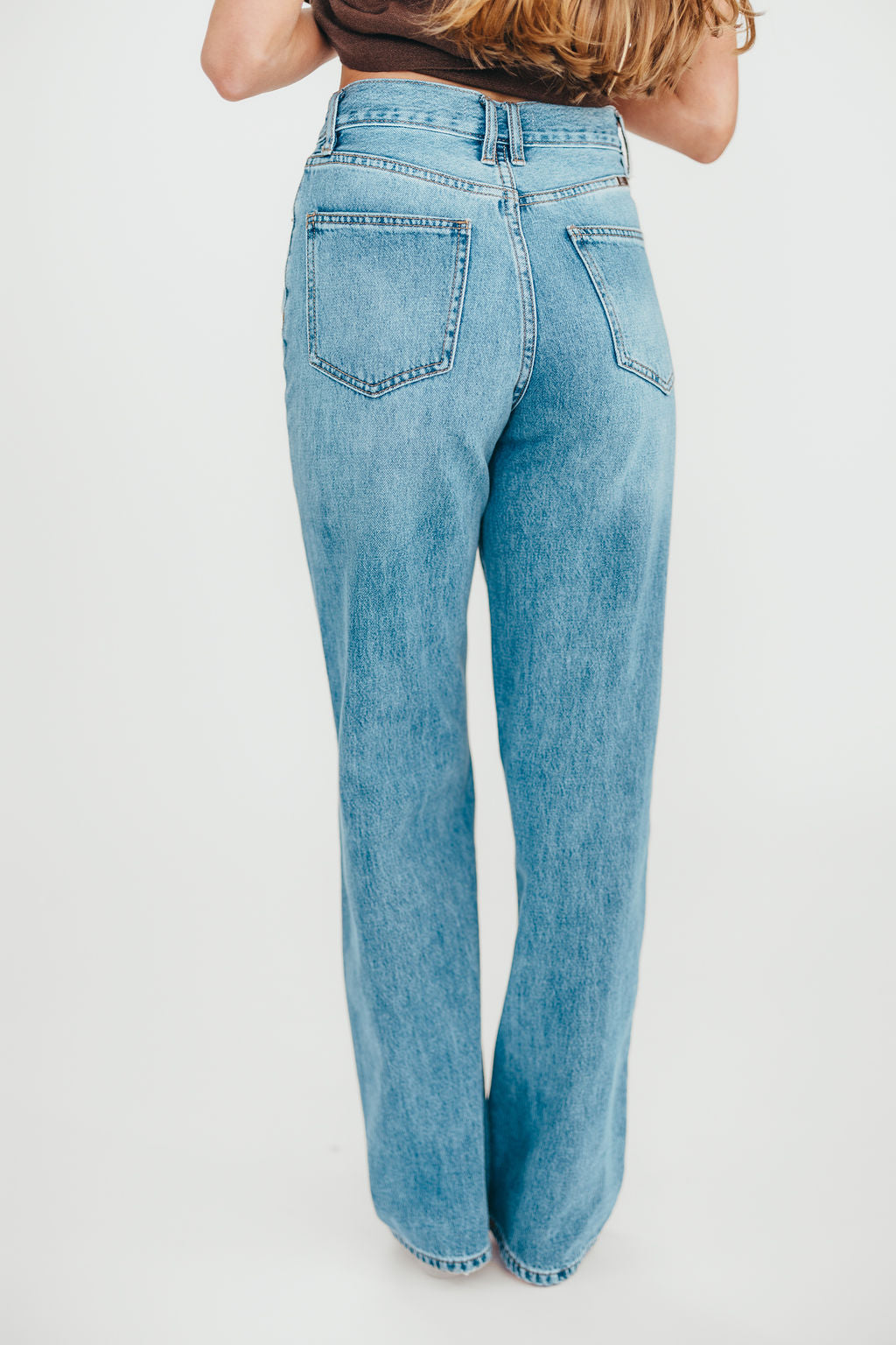 Vintage 90s Tiffany High Rise Crisscross Waist Straight Leg Jeans - Light Wash Denim for Women | Perfect for Casual Outfits, Retro Style & Everyday Wear